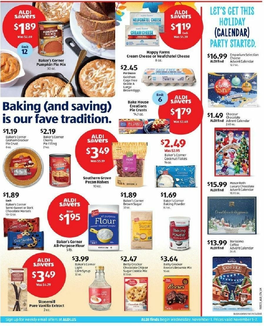 ALDI Weekly Ad from November 1