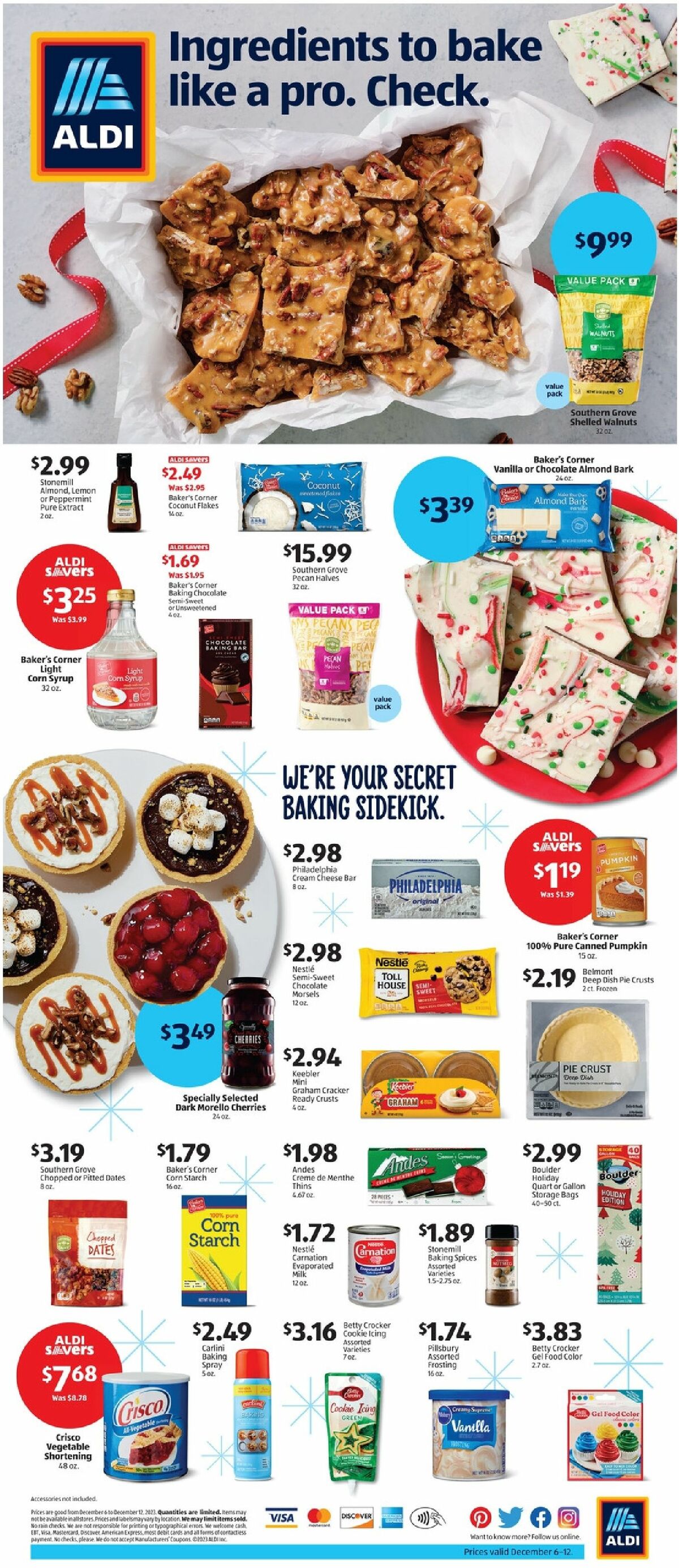 ALDI Holiday Baking Weekly Ad from December 6