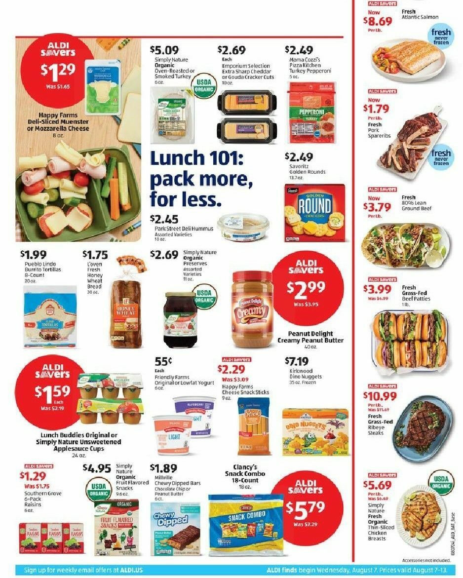 ALDI Weekly Ad from August 7