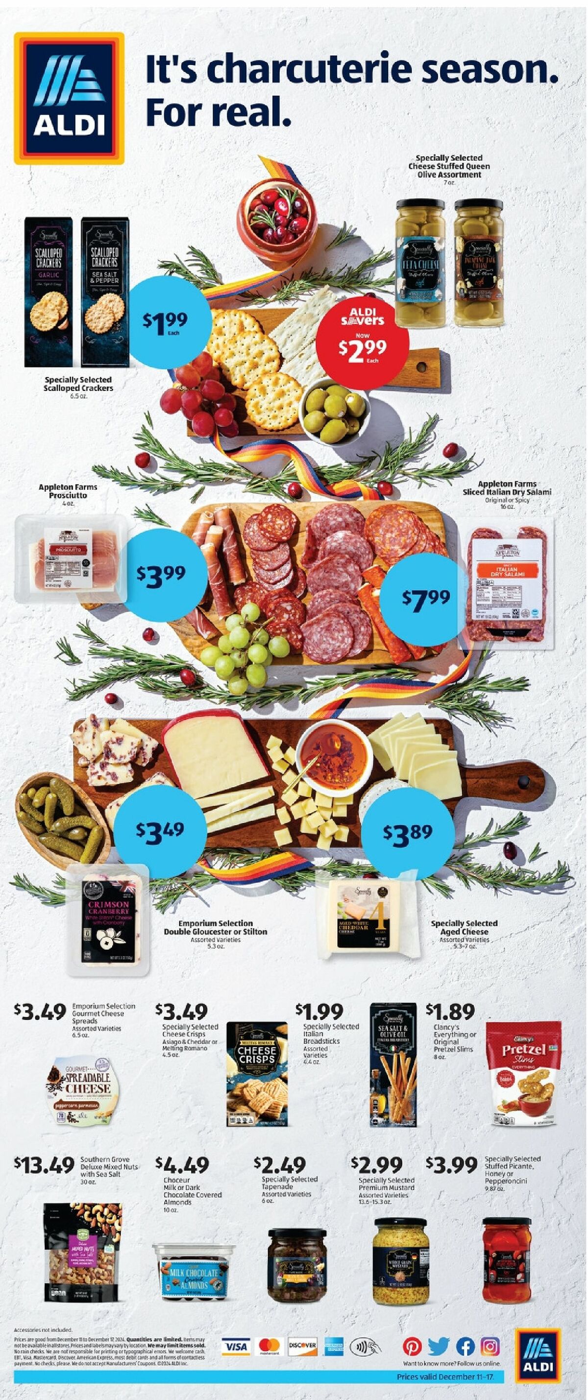 ALDI Charcuterie Weekly Ad from December 11