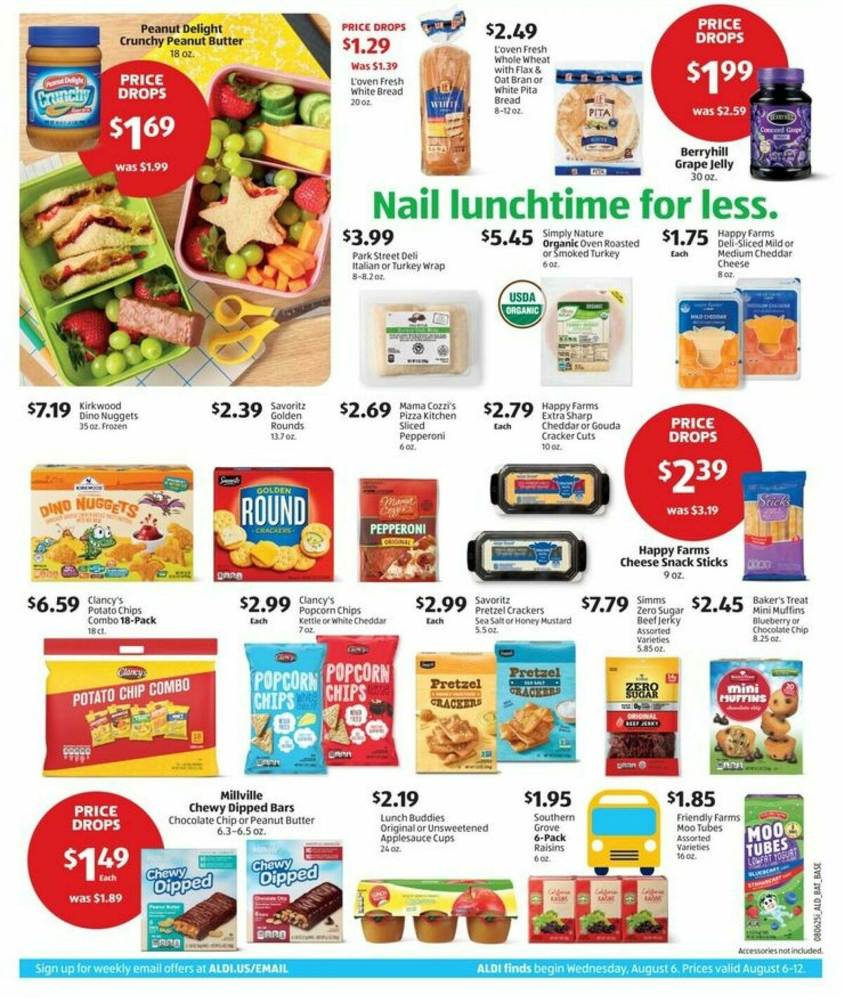 ALDI Weekly Ad from August 6