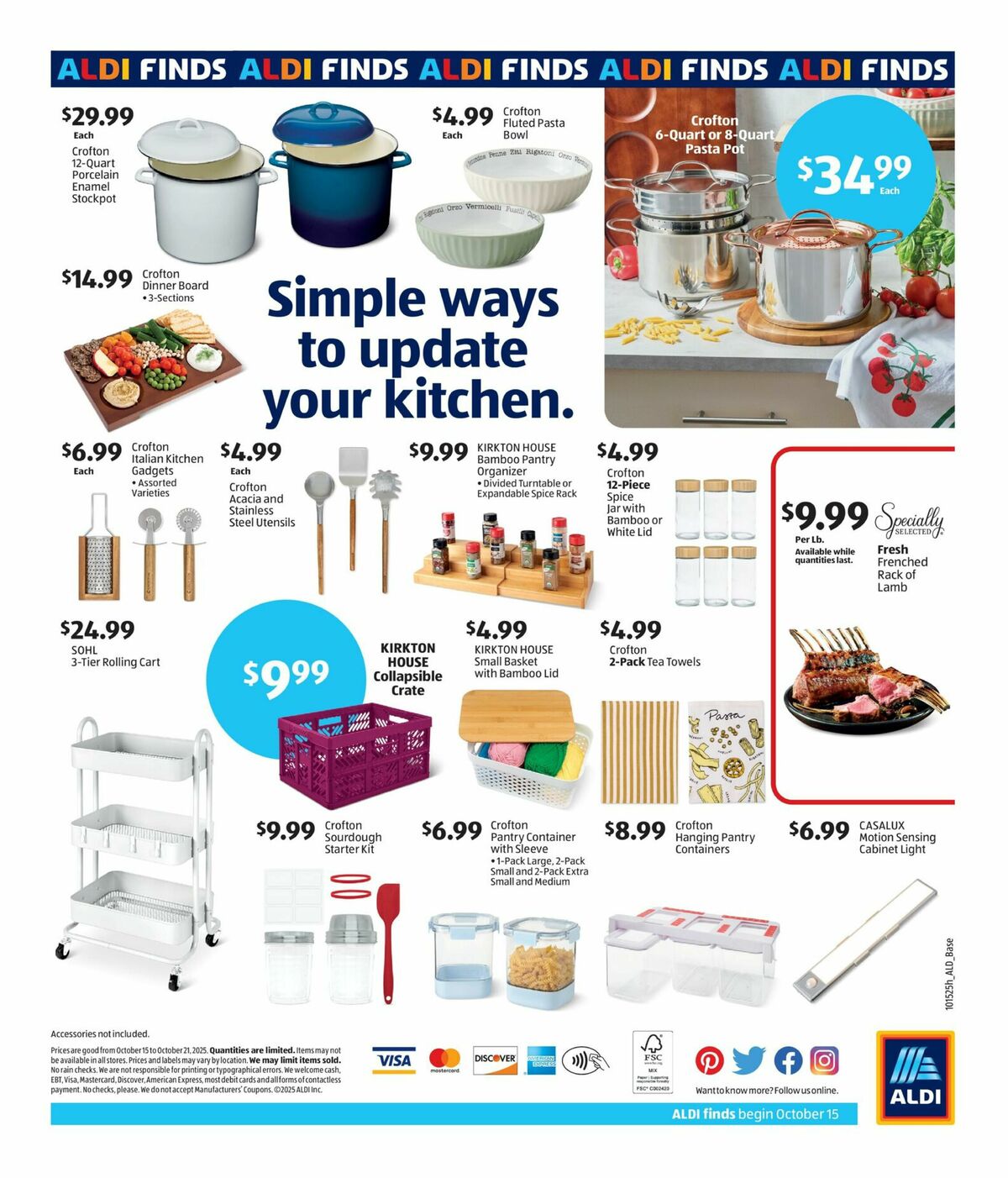 ALDI In Store Ad Weekly Ad from October 15