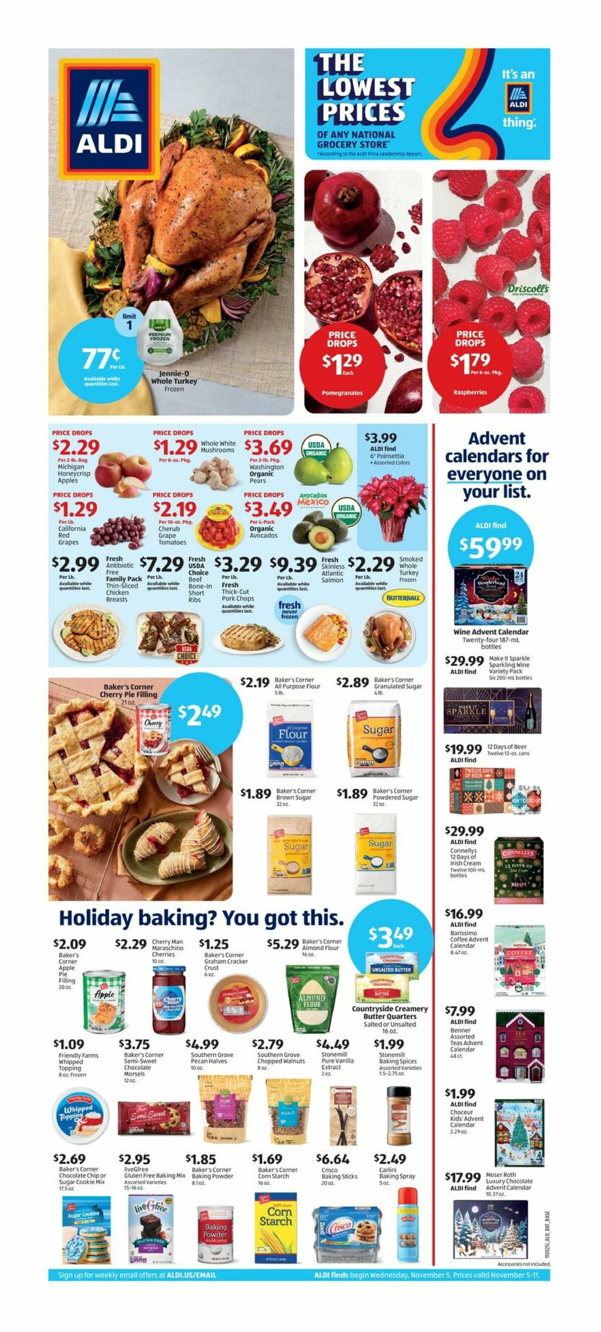 ALDI Weekly Ad from November 5