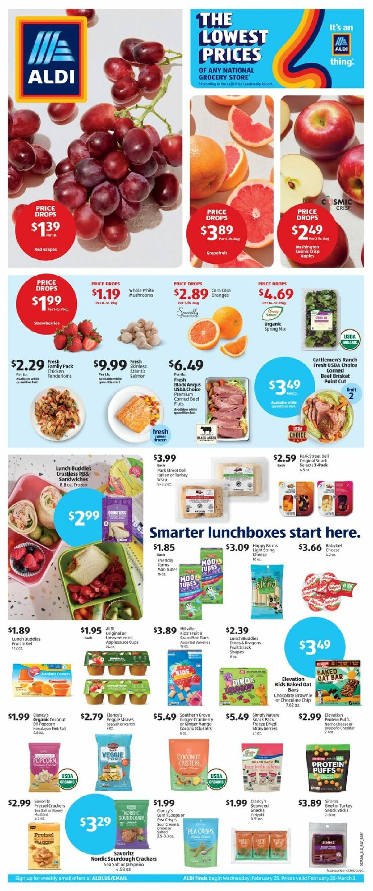 ALDI Weekly Ad from February 25