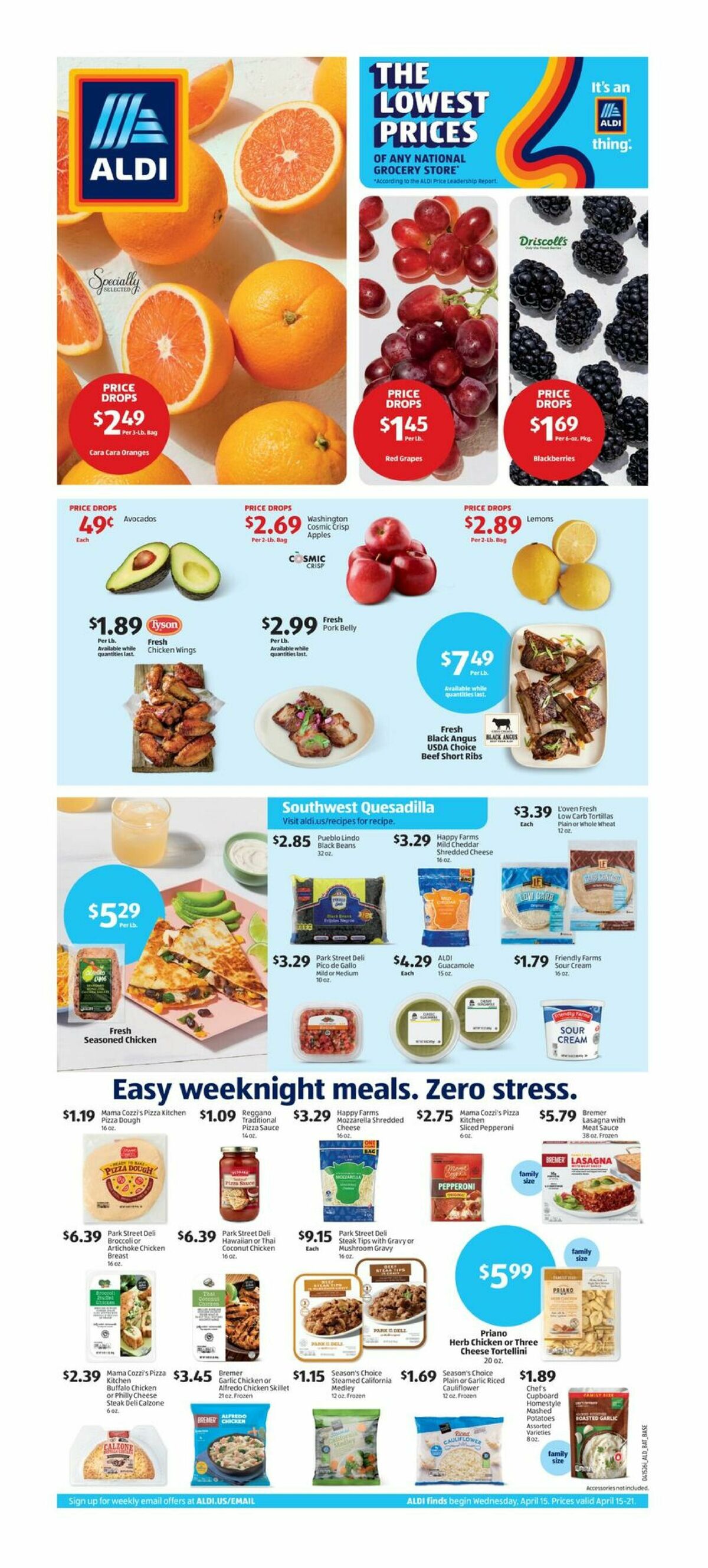 ALDI Weekly Ad from April 15