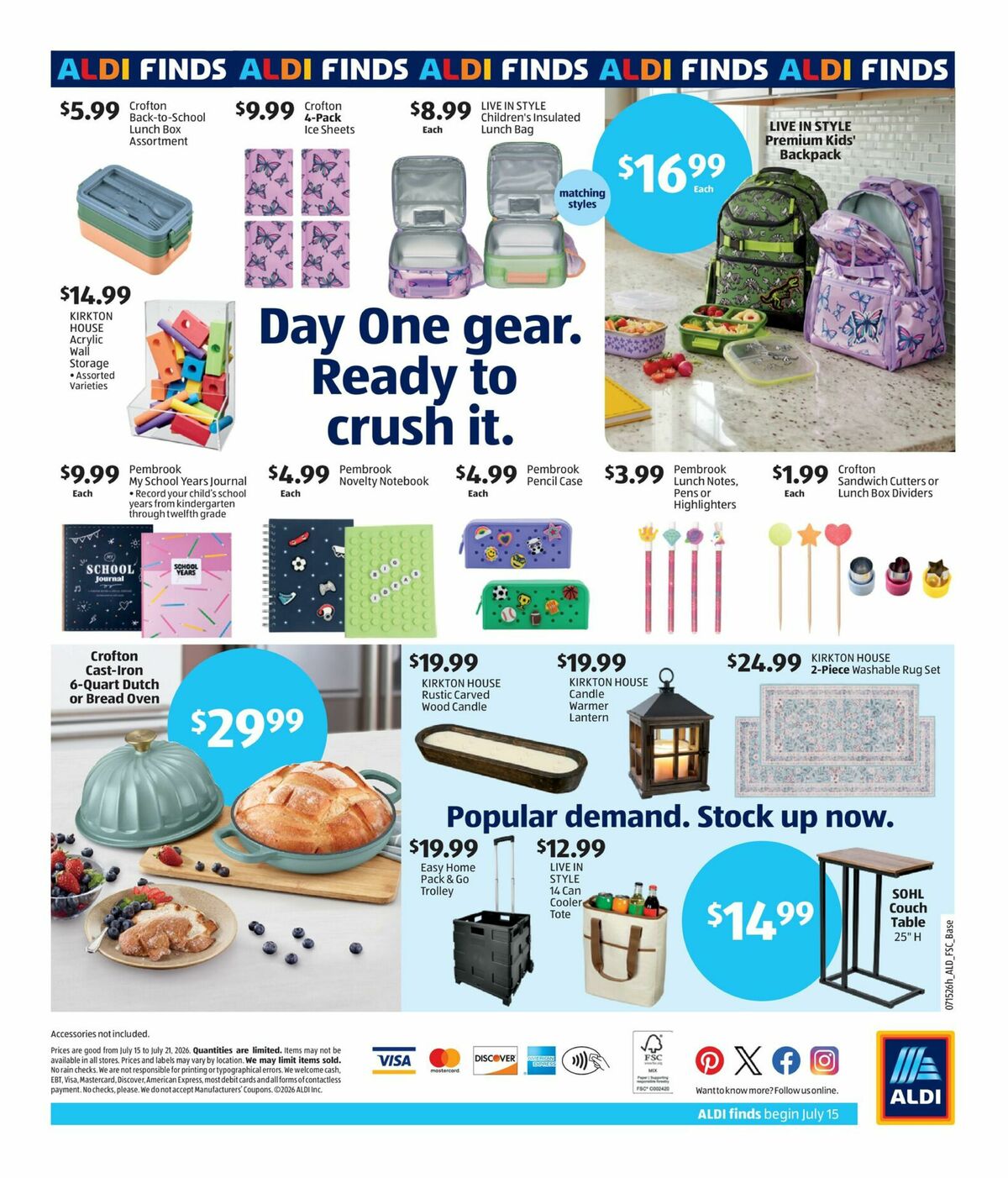 ALDI In Store Ad Weekly Ad from July 15