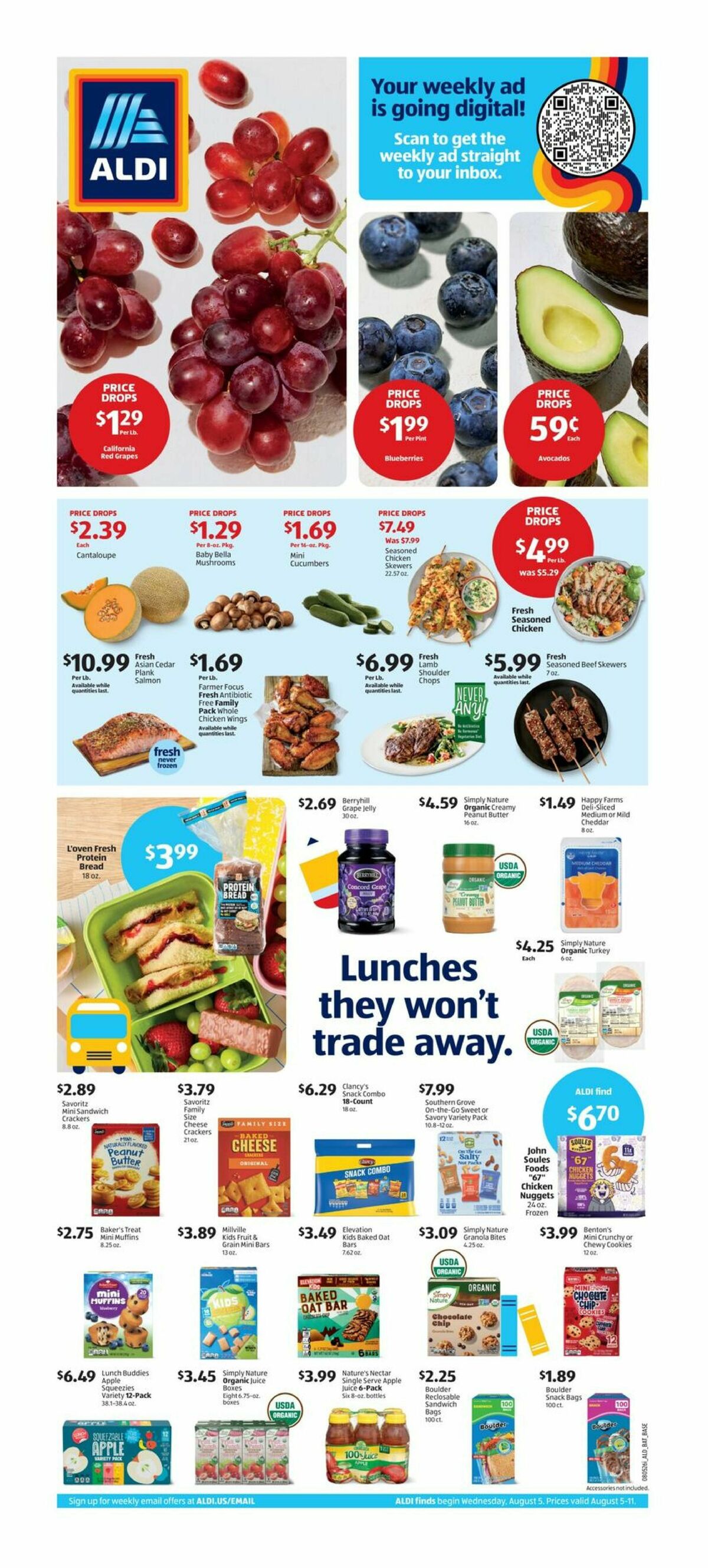 ALDI Weekly Ad from August 12