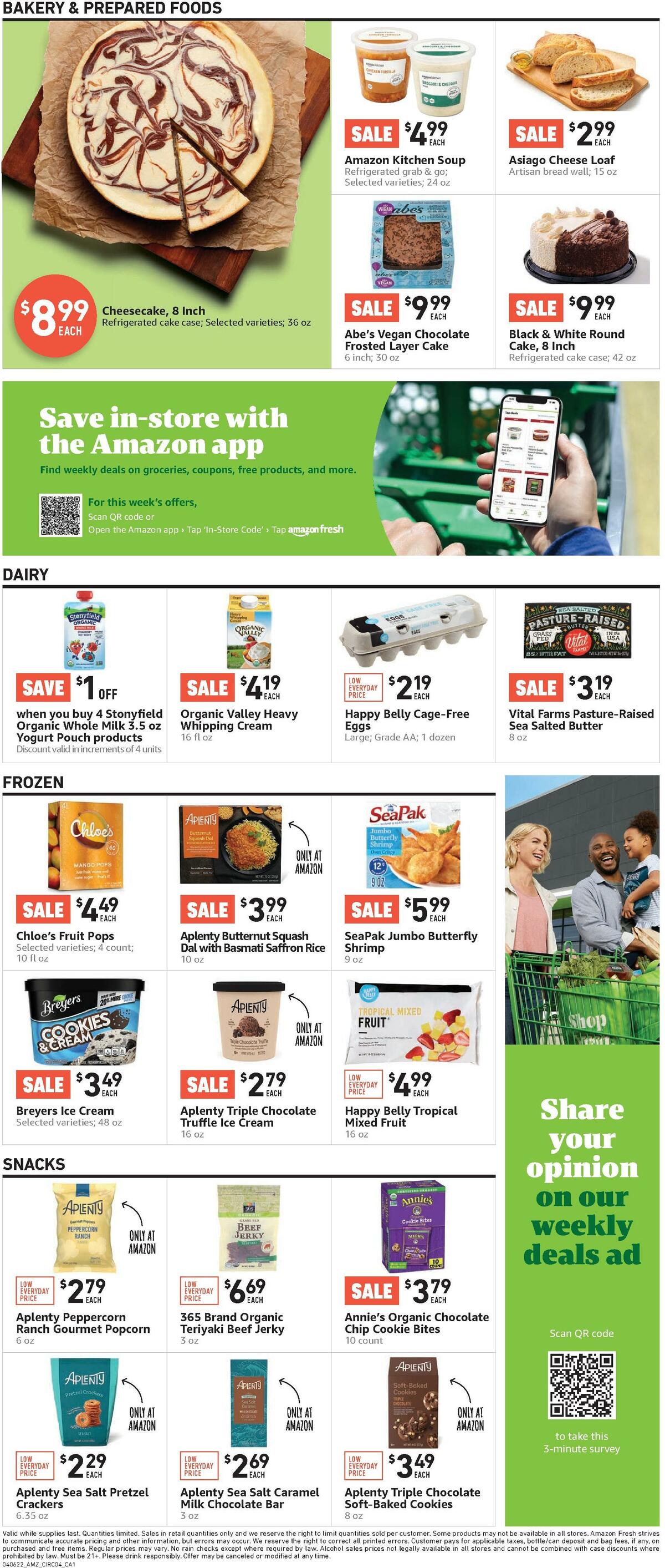 Amazon Fresh Weekly Ad from April 6
