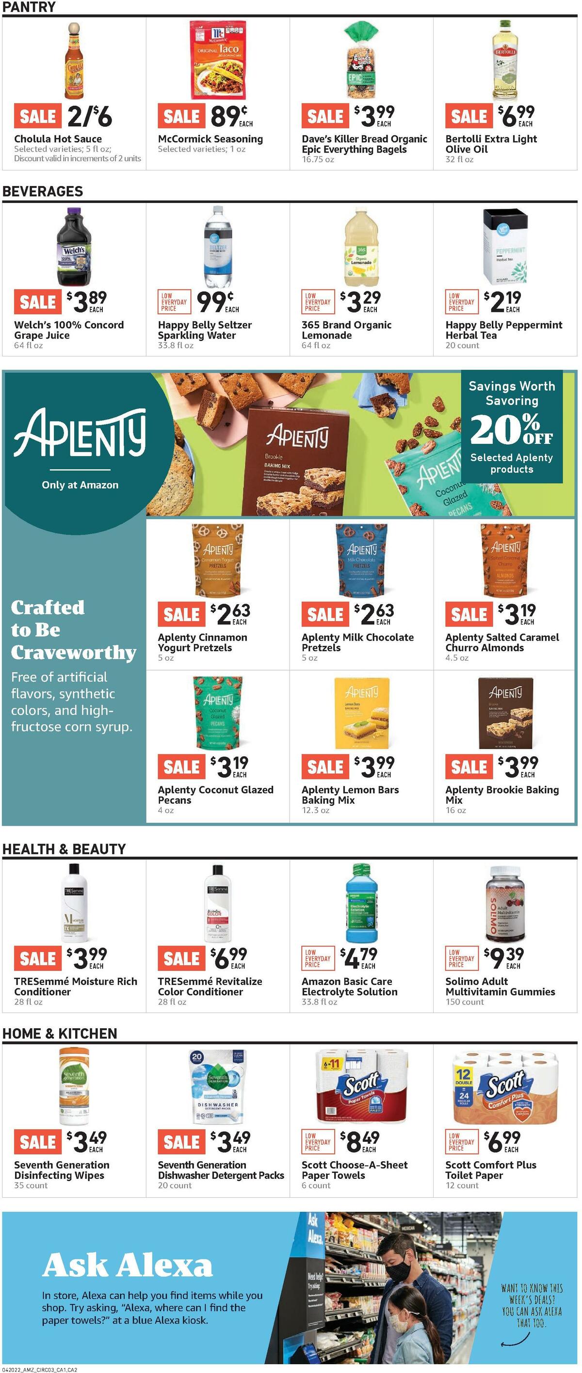 Amazon Fresh Weekly Ad from April 20