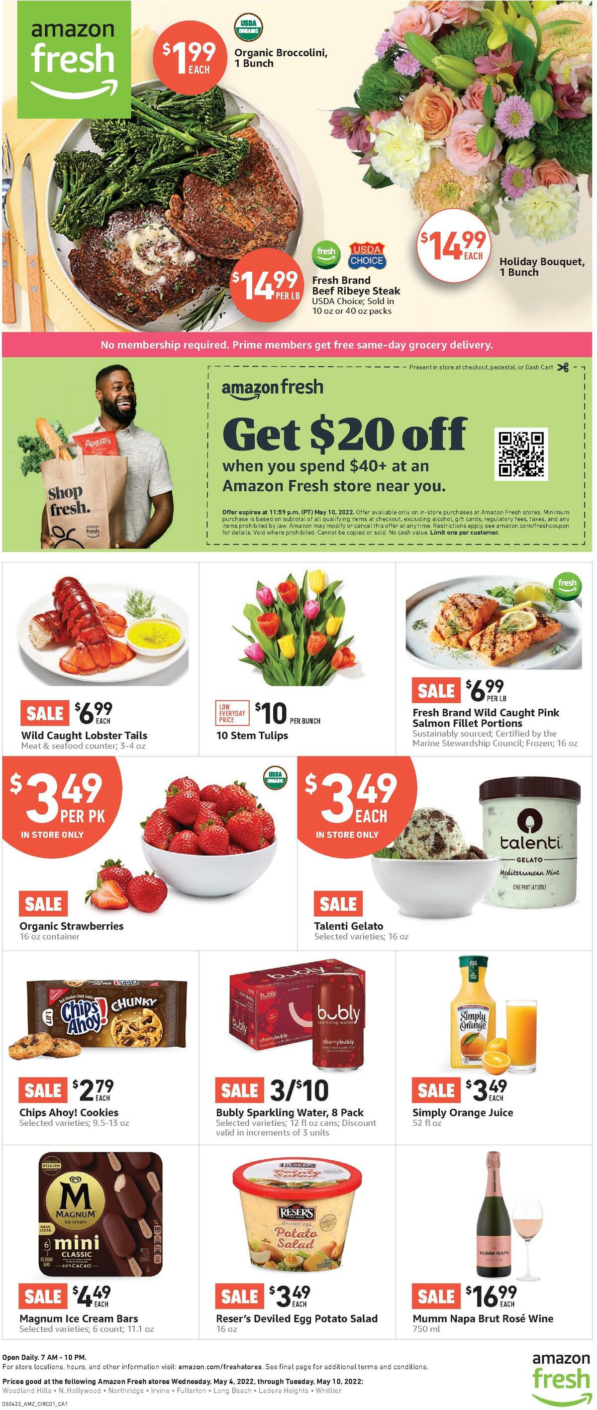Amazon Fresh Weekly Ad from May 4