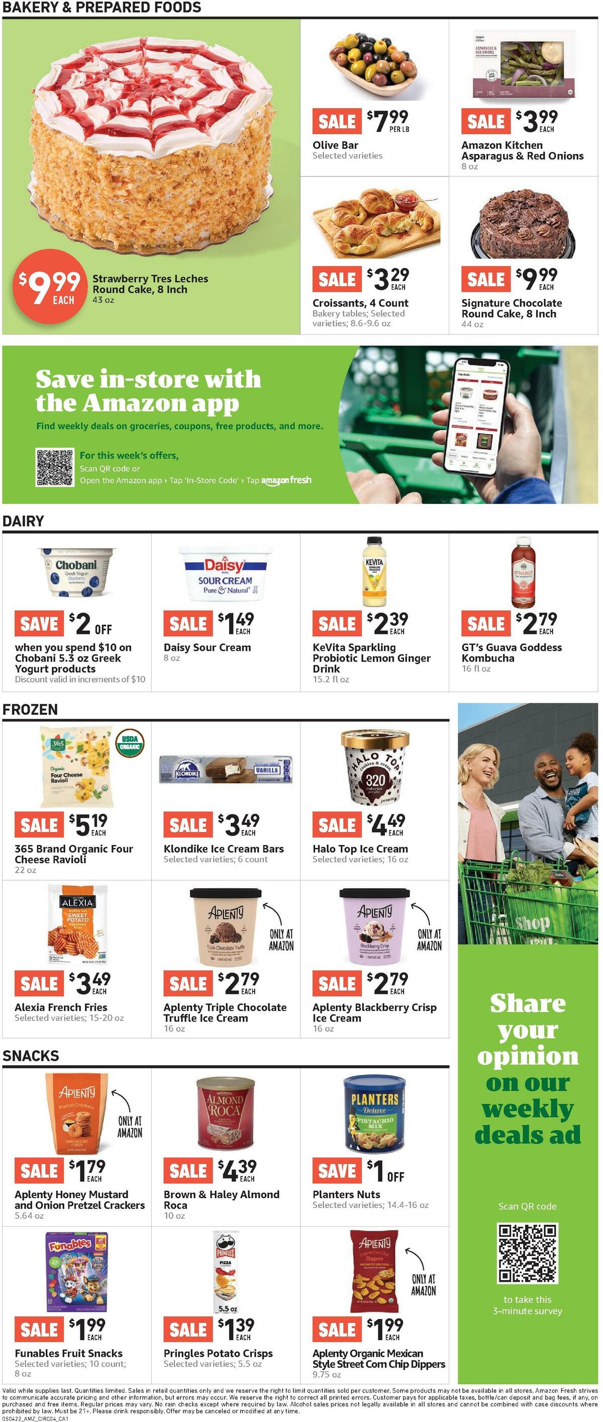 Amazon Fresh Weekly Ad from May 4
