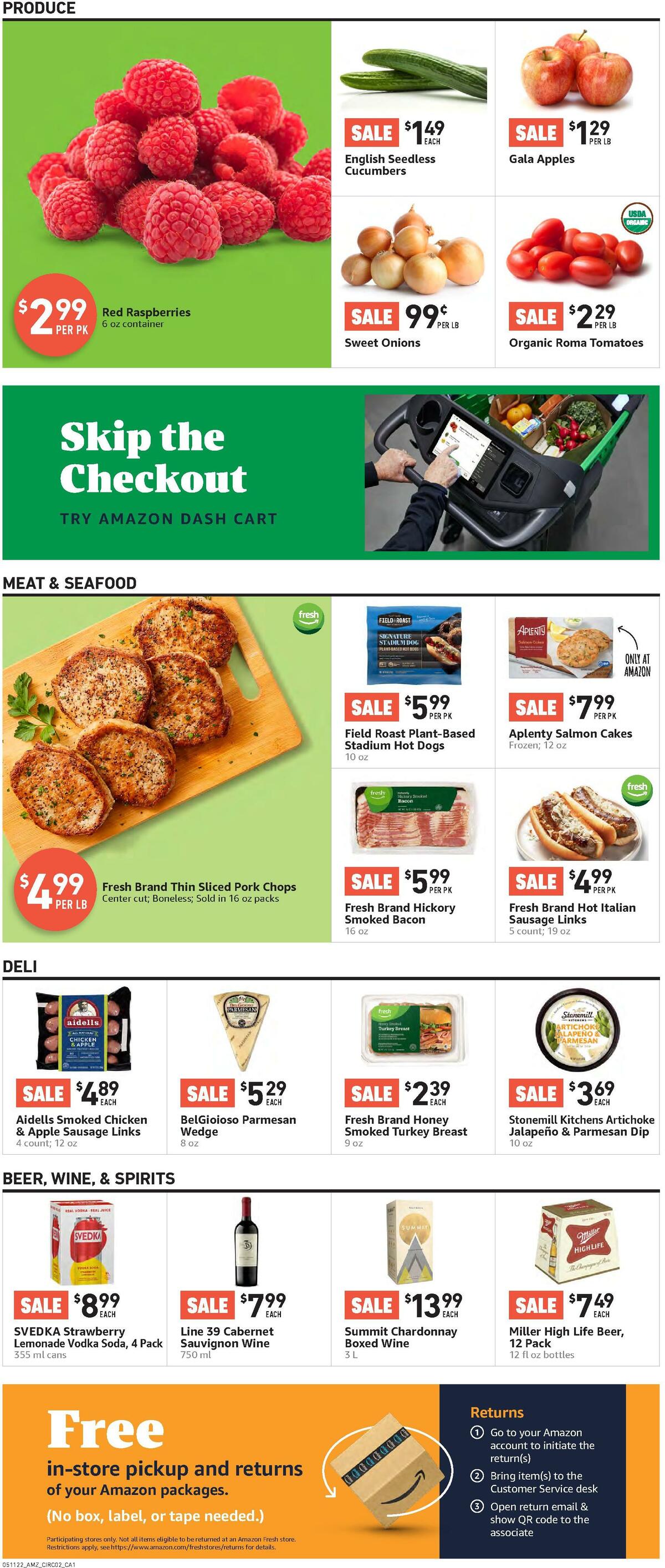 Amazon Fresh Weekly Ad from May 11