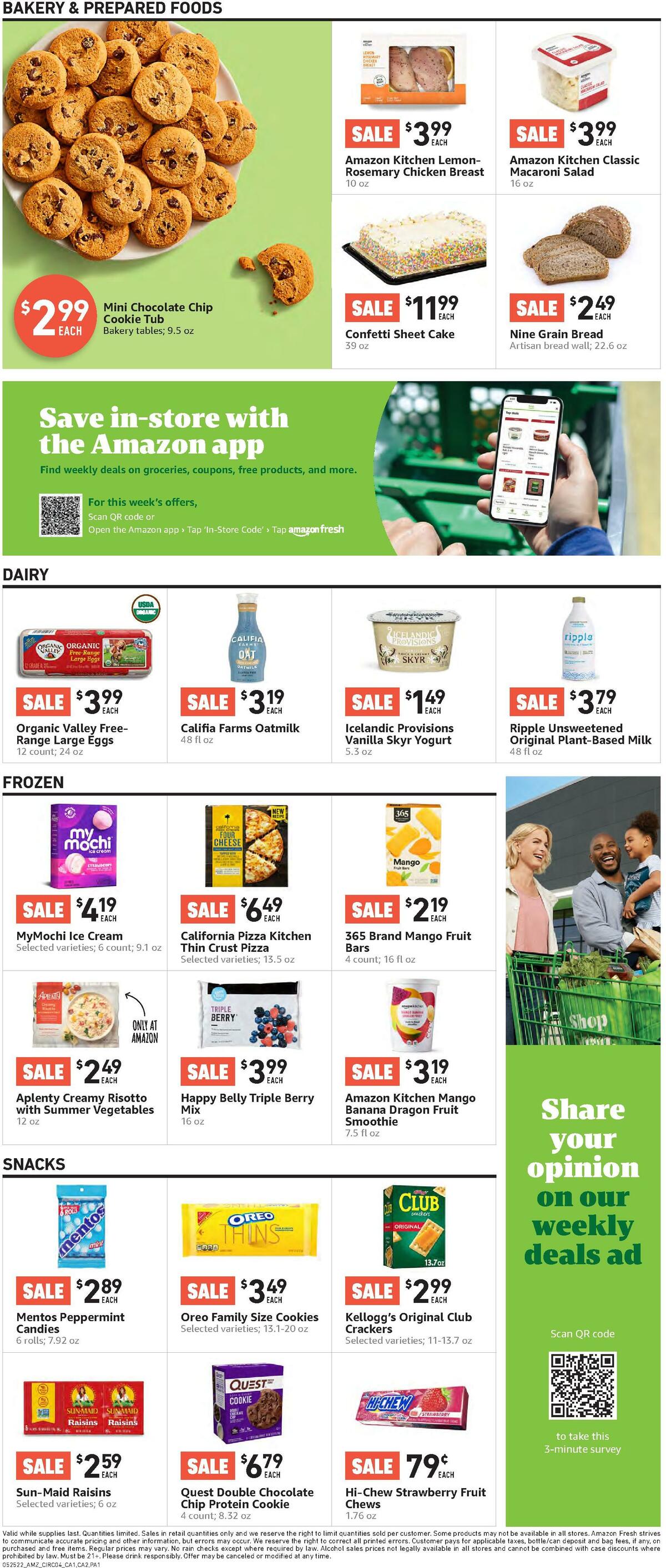 Amazon Fresh Weekly Ad from May 25