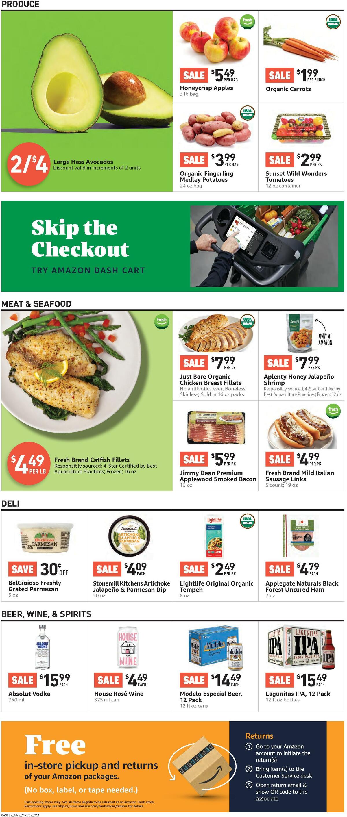 Amazon Fresh Weekly Ad from June 8