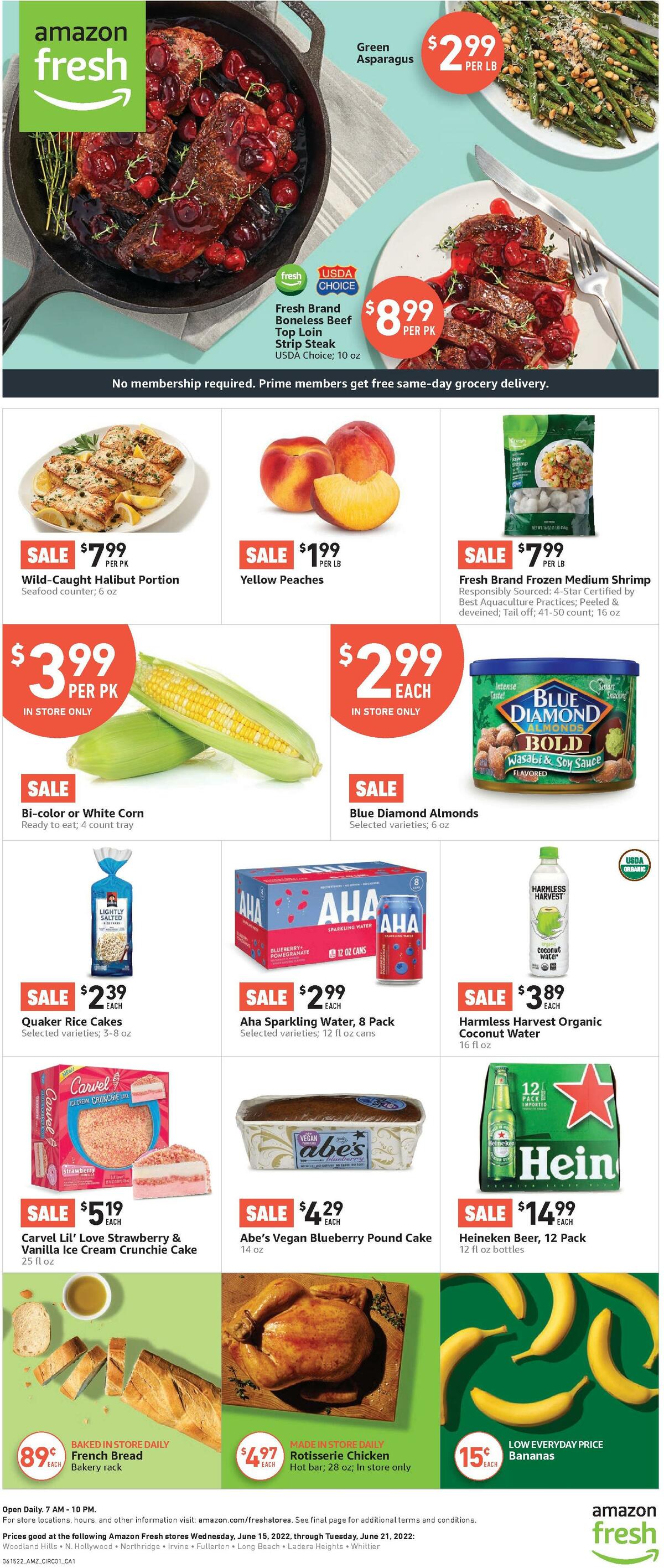 Amazon Fresh Weekly Ad from June 15