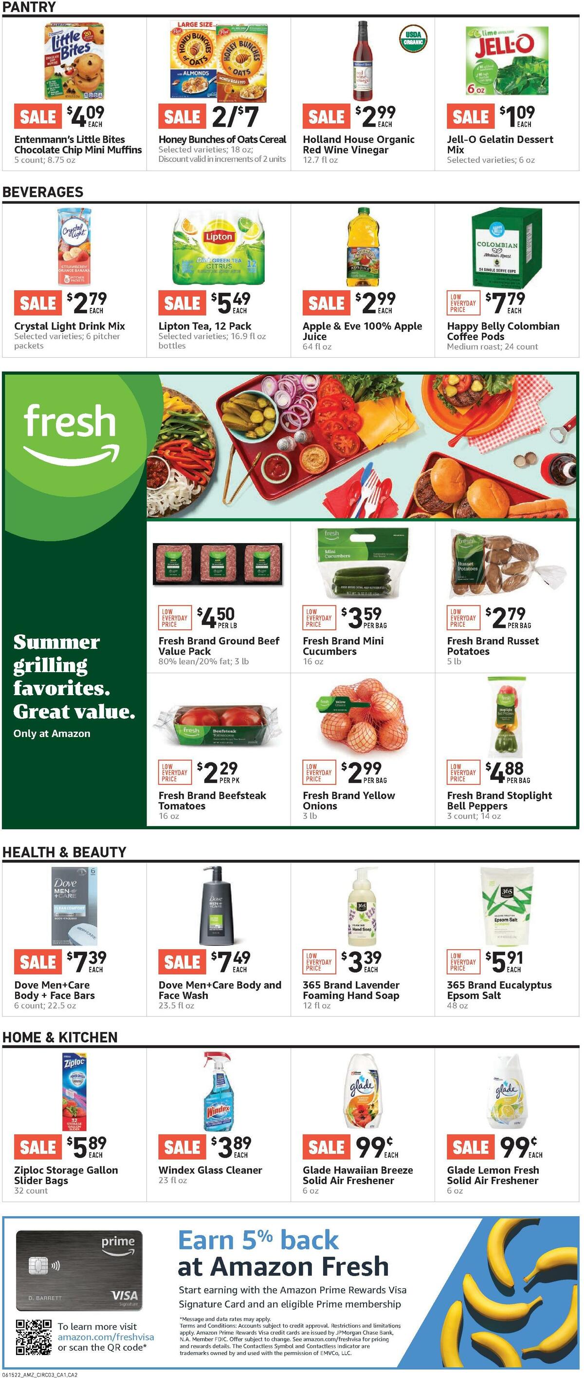 Amazon Fresh Weekly Ad from June 15