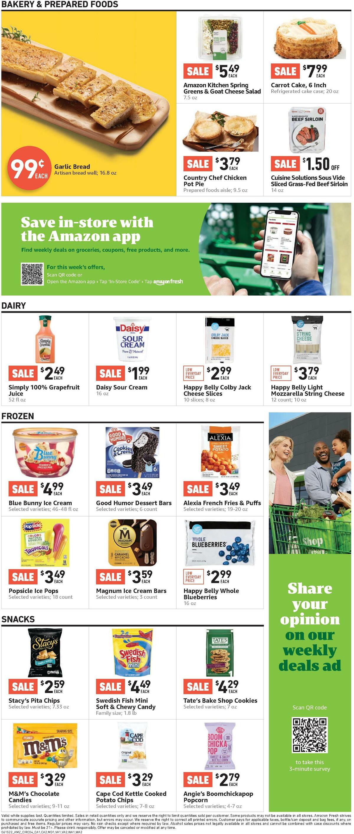 Amazon Fresh Weekly Ad from June 15