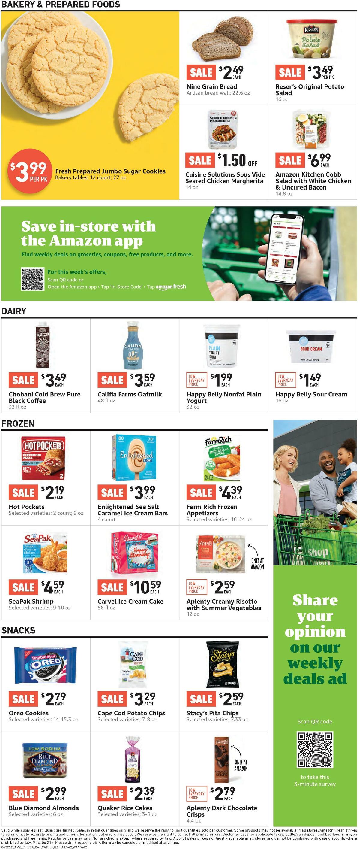Amazon Fresh Weekly Ad from June 22