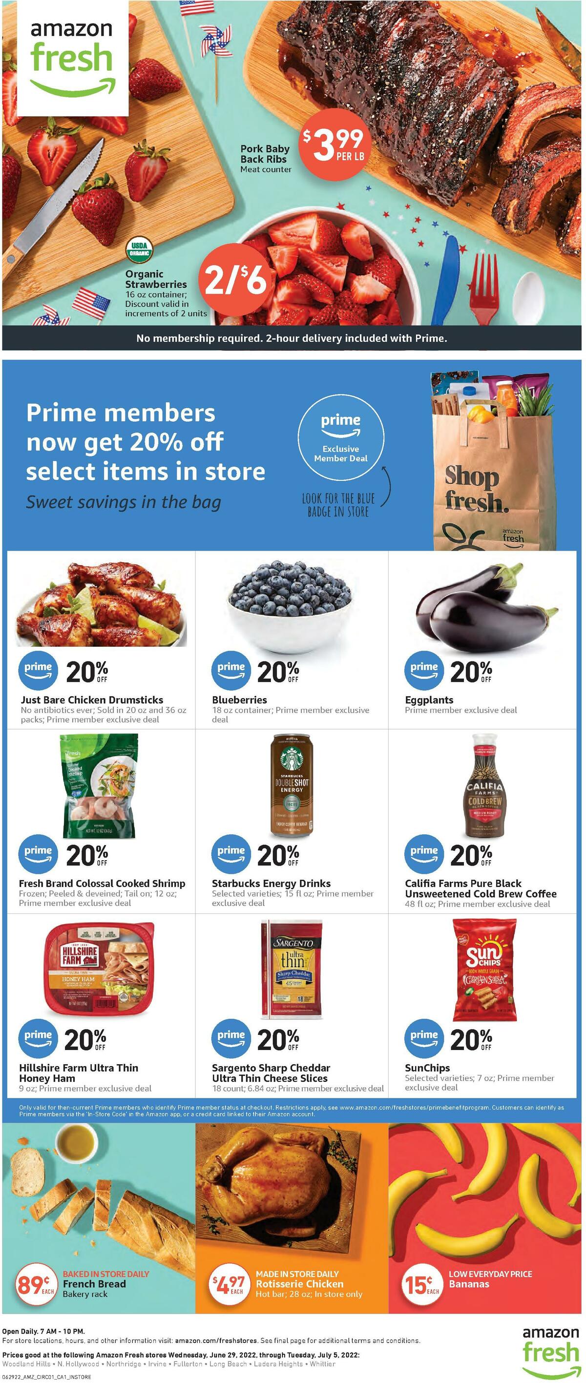 Amazon Fresh Weekly Ad from June 29