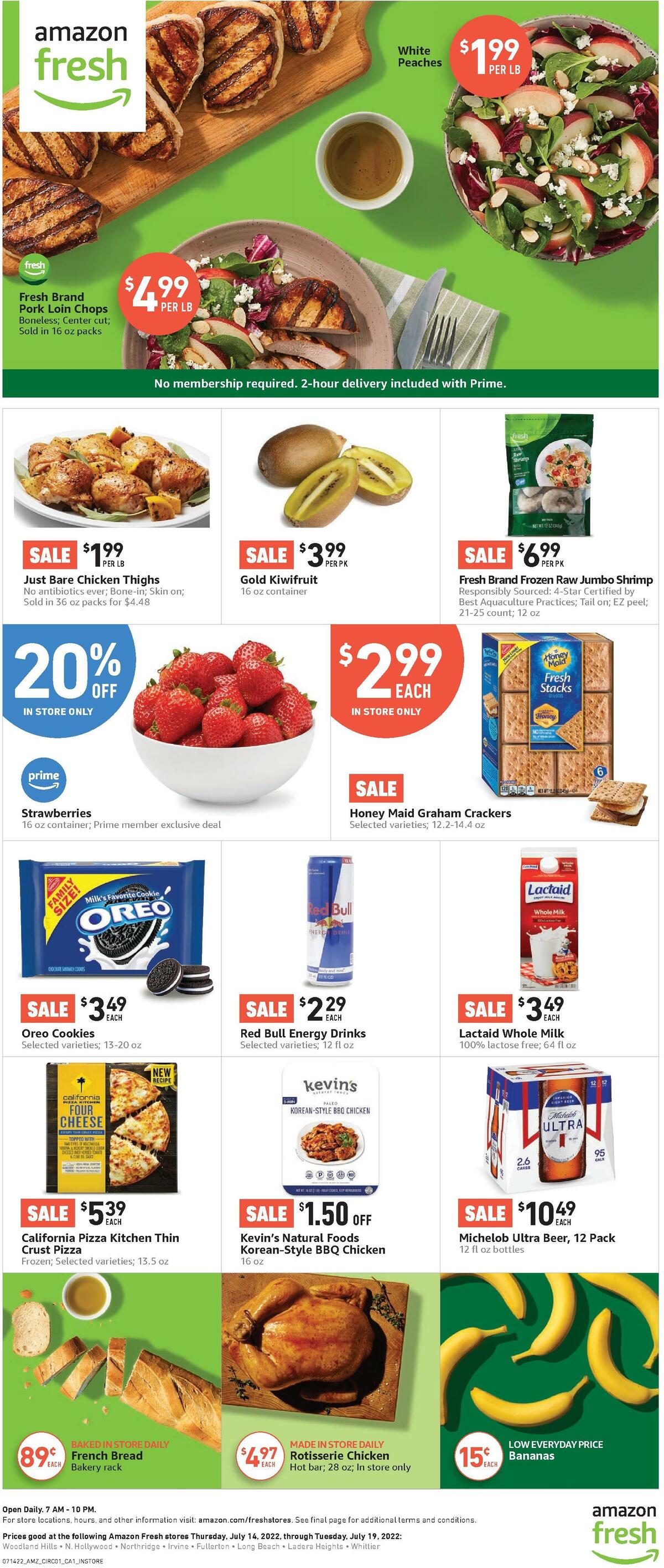 Amazon Fresh Weekly Ad from July 14