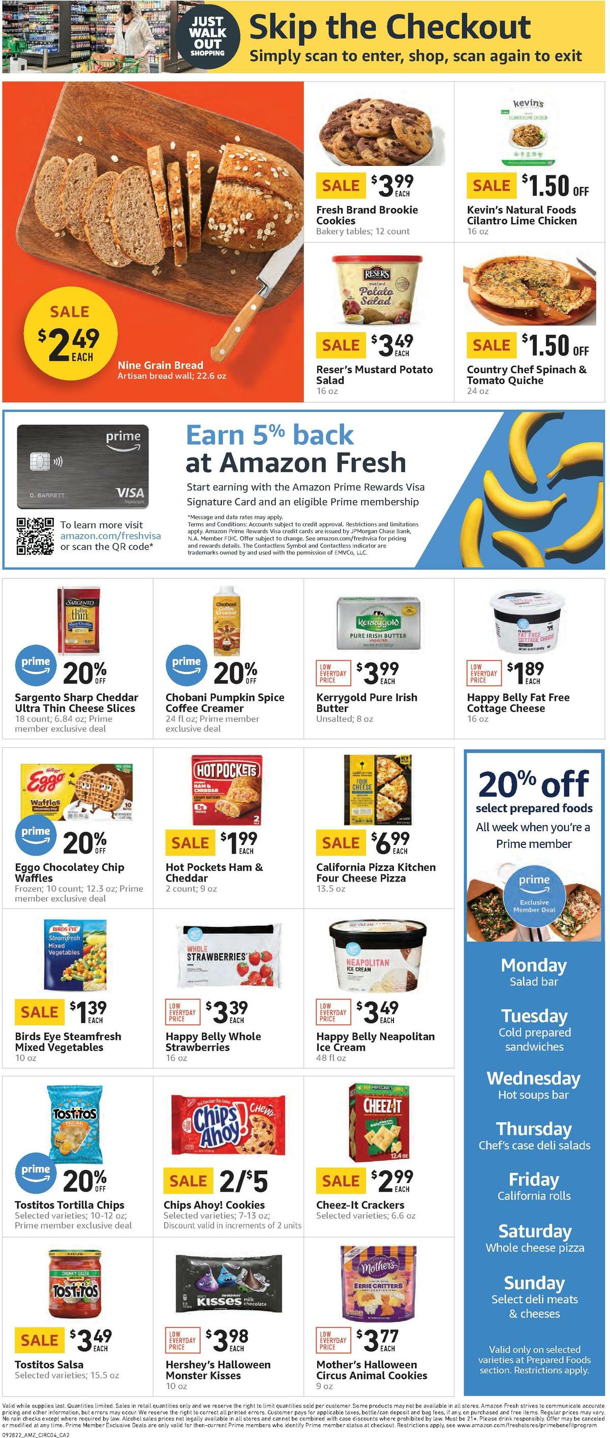 Amazon Fresh Weekly Ad from September 28