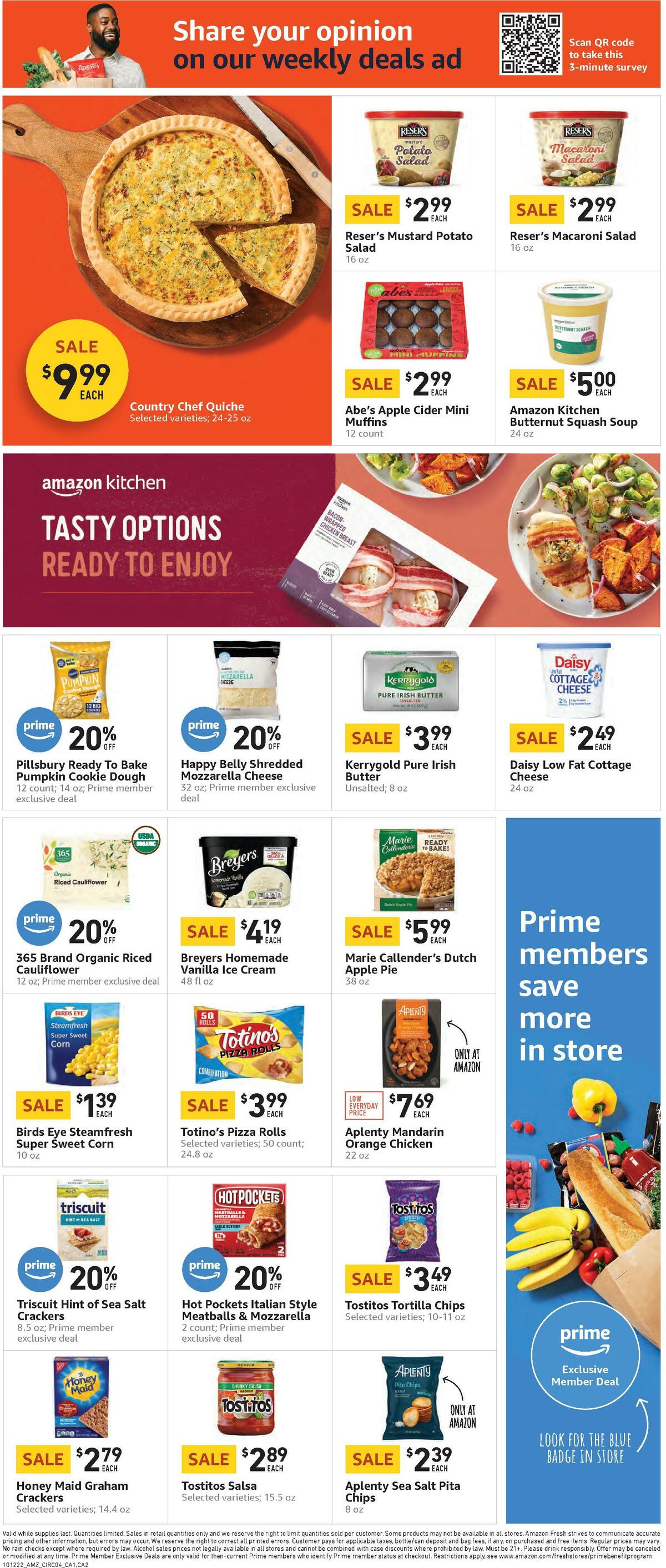 Amazon Fresh Weekly Ad from October 12