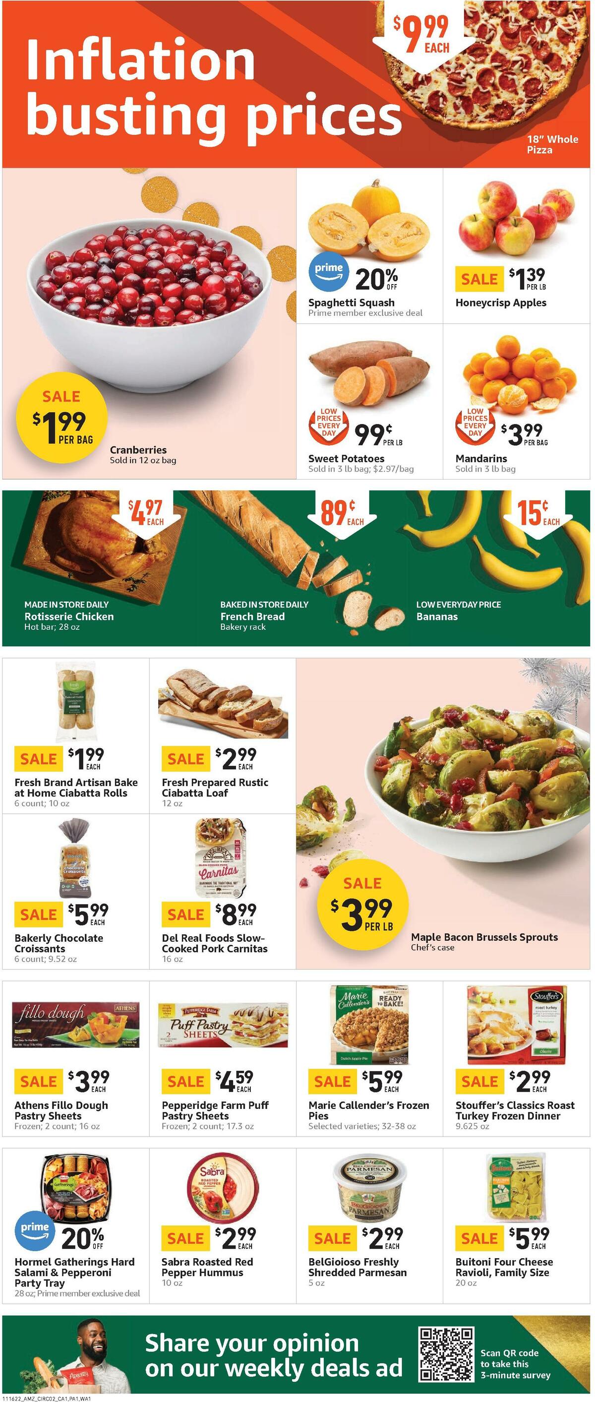 Amazon Fresh Weekly Ad from November 16