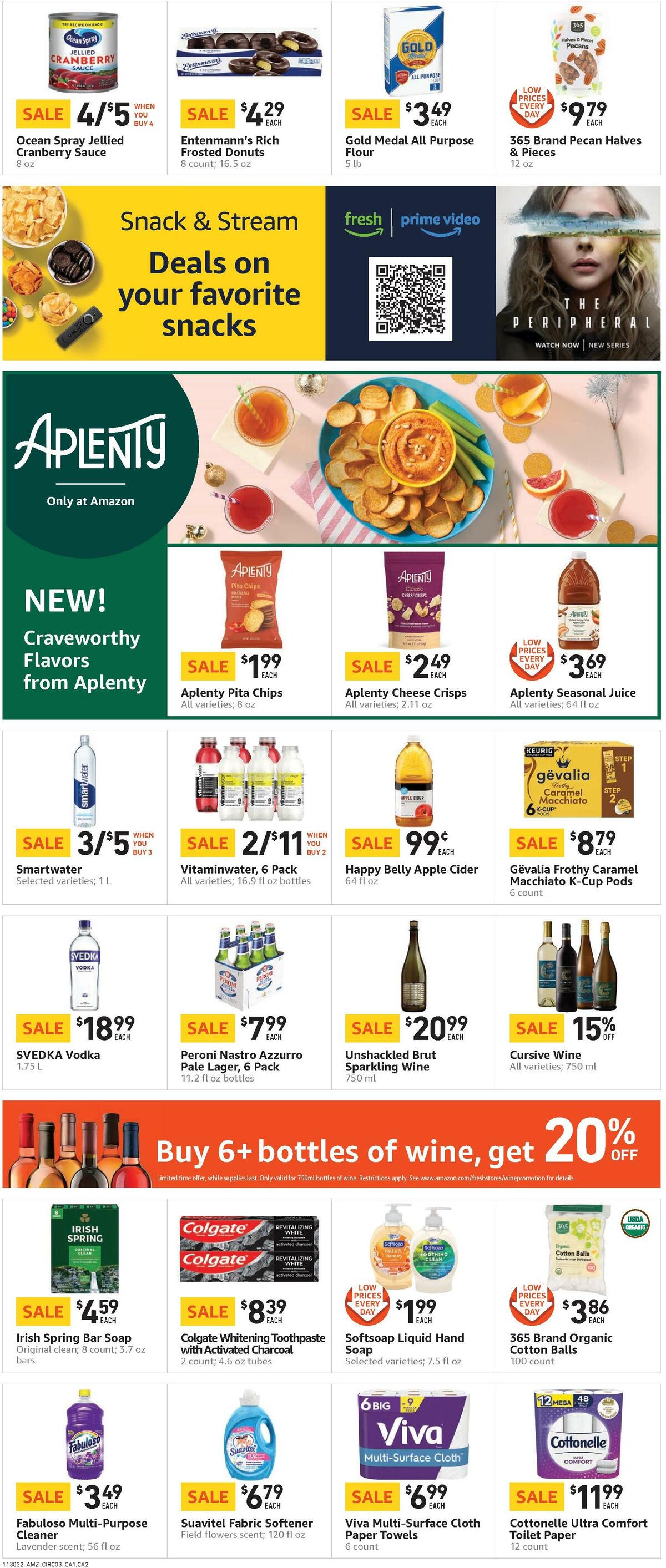 Amazon Fresh Weekly Ad from November 30