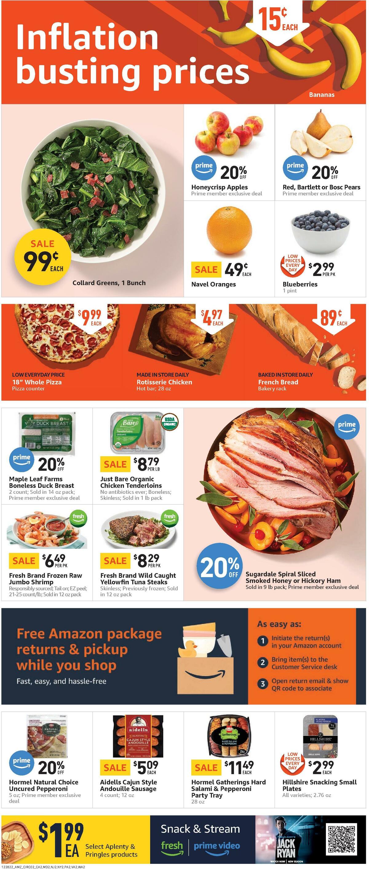 Amazon Fresh Weekly Ad from December 28