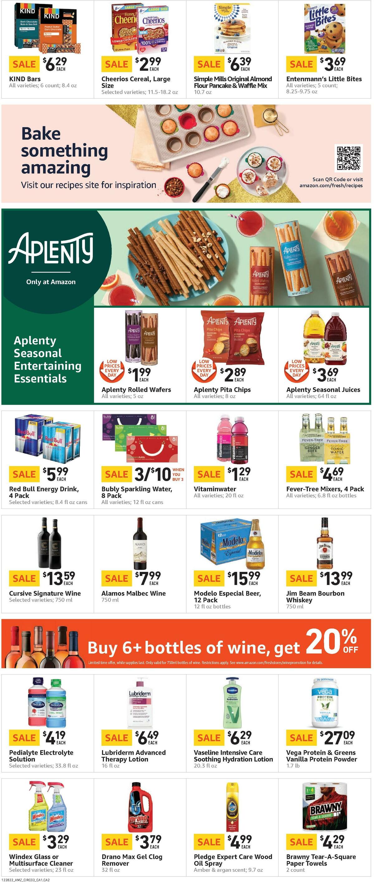 Amazon Fresh Weekly Ad from December 28