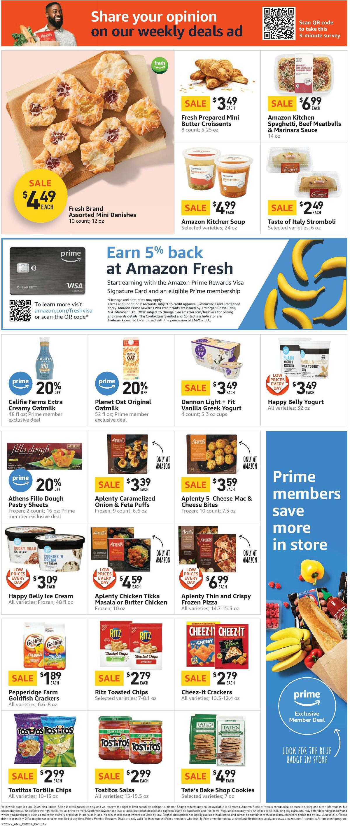 Amazon Fresh Weekly Ad from December 28