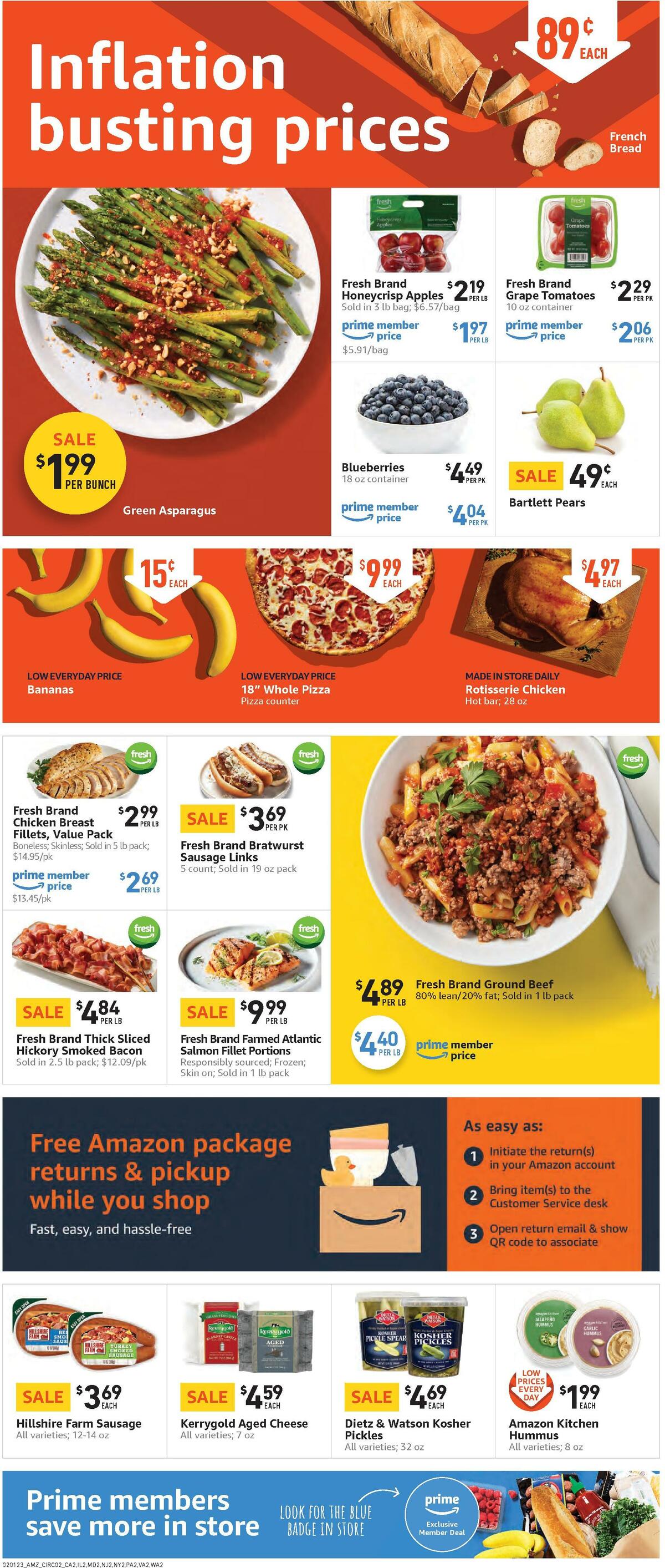 Amazon Fresh Weekly Ad from February 1