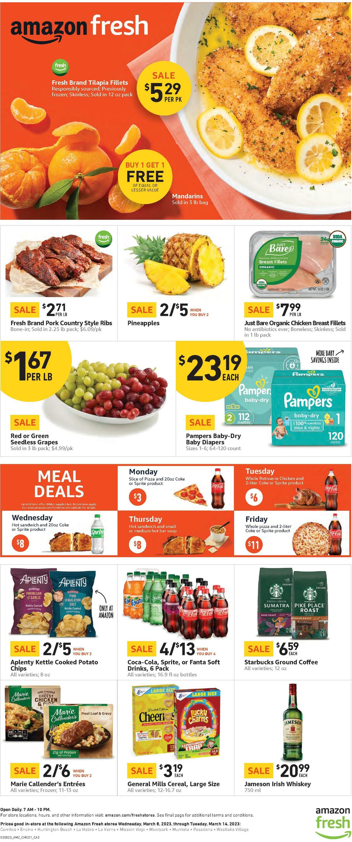 Amazon Fresh Weekly Ad from March 8