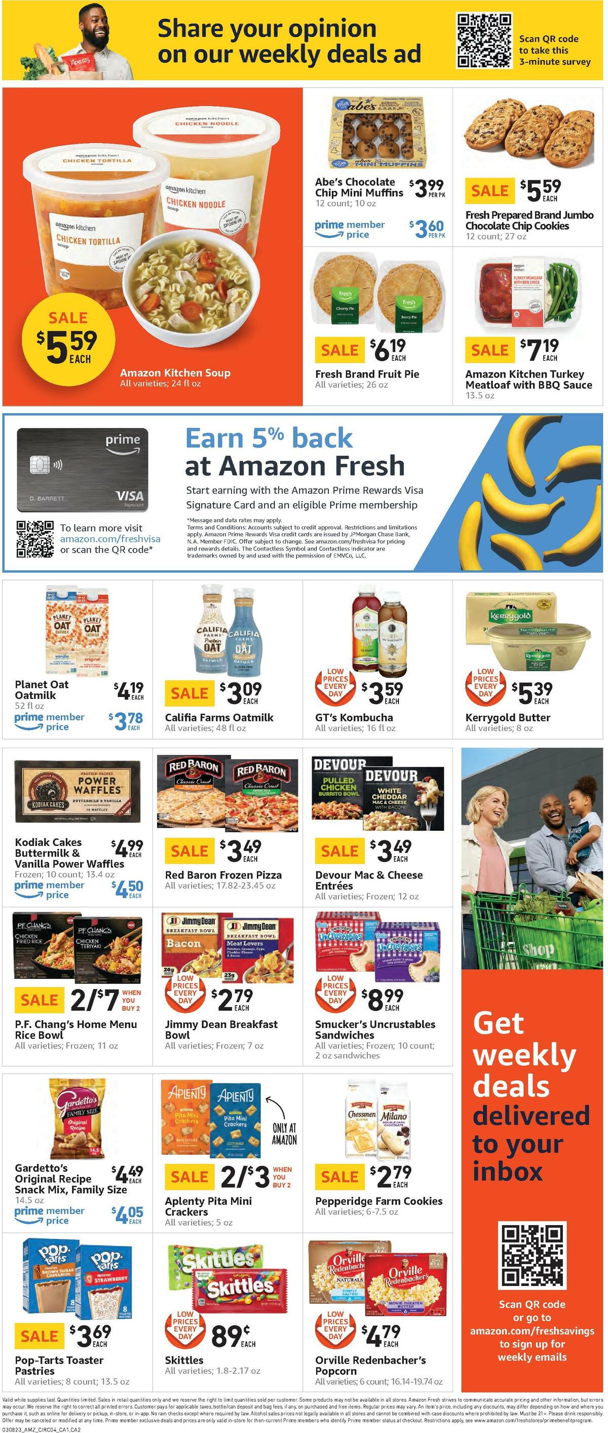 Amazon Fresh Weekly Ad from March 8