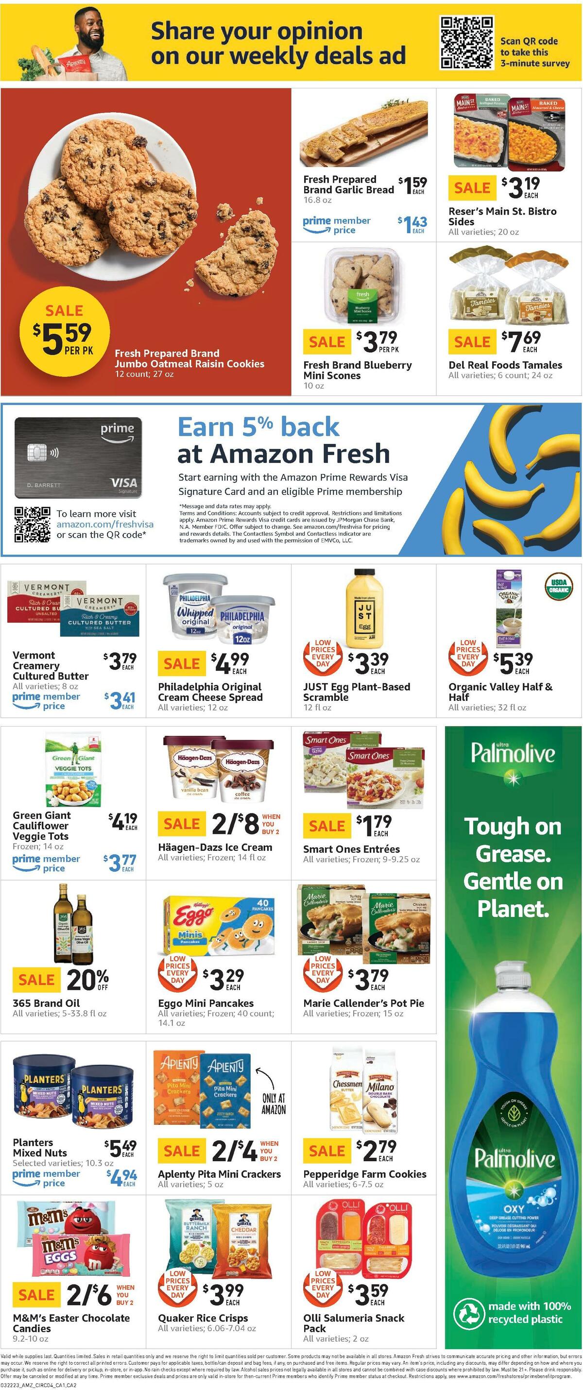 Amazon Fresh Weekly Ad from March 22