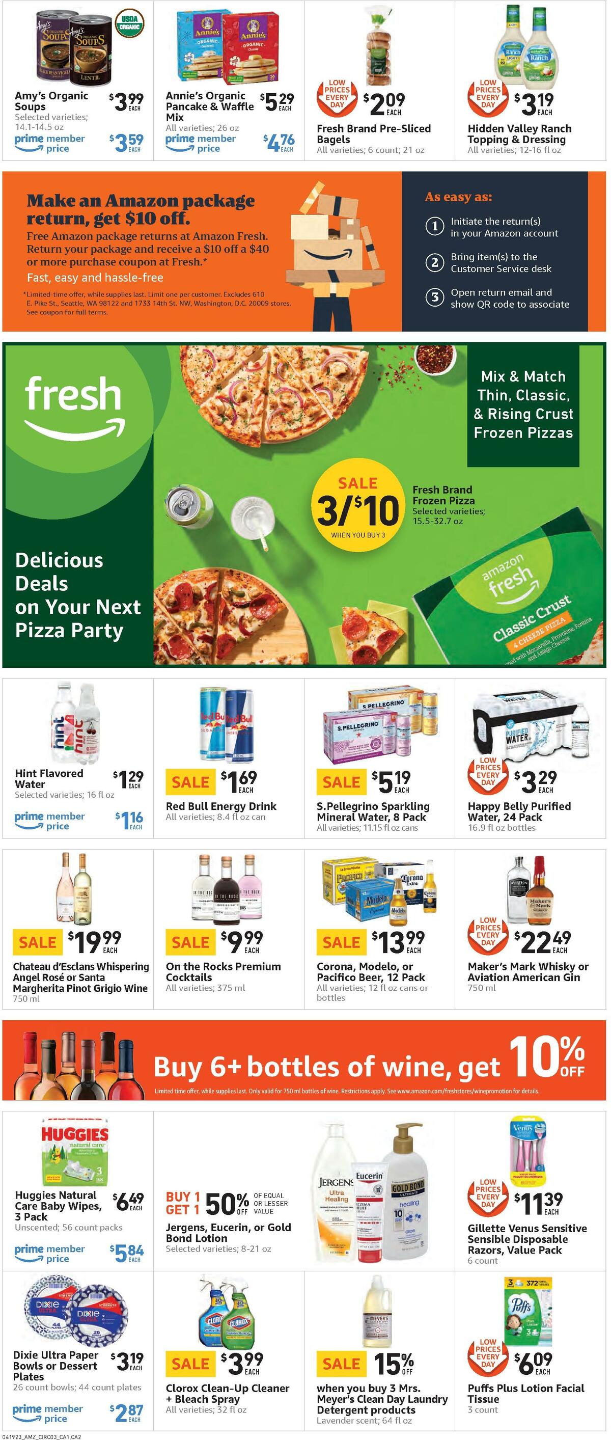 Amazon Fresh Weekly Ad from April 19