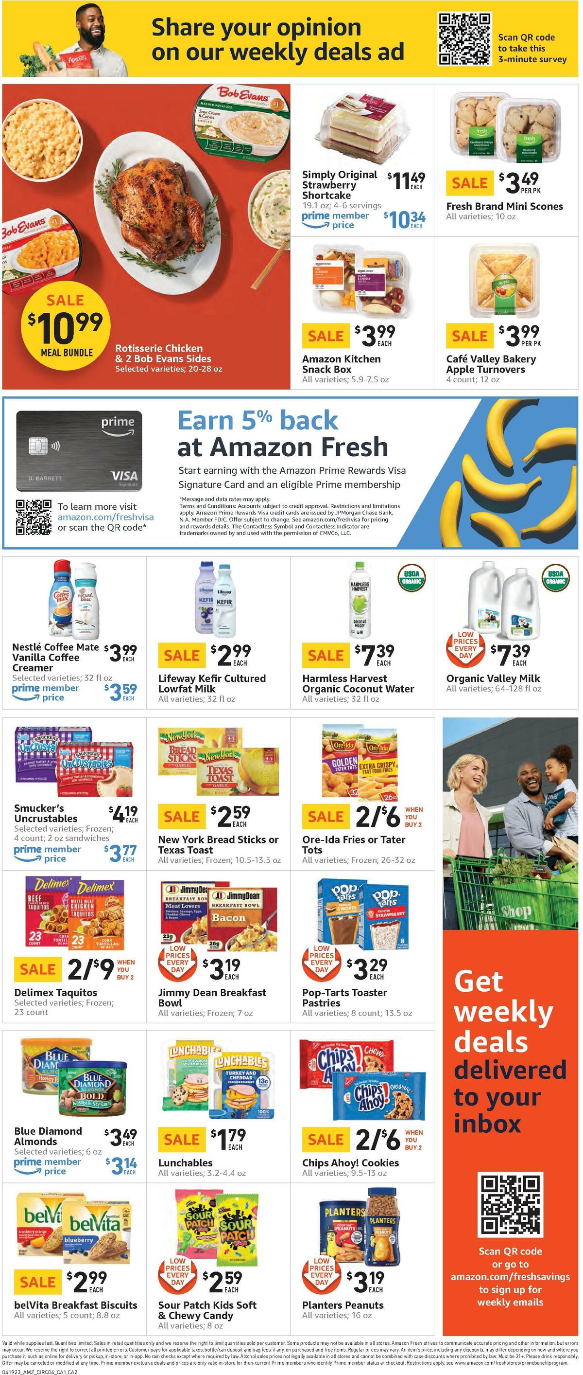 Amazon Fresh Weekly Ad from April 19