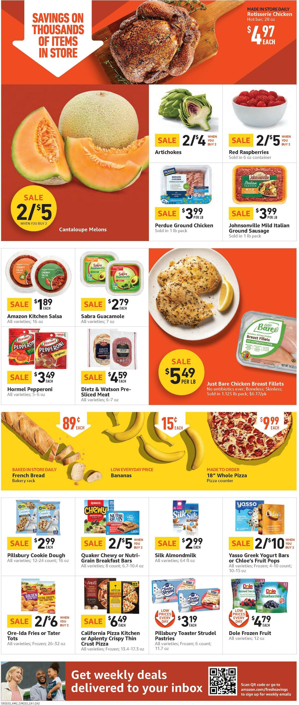 Amazon Fresh Weekly Ad from May 3