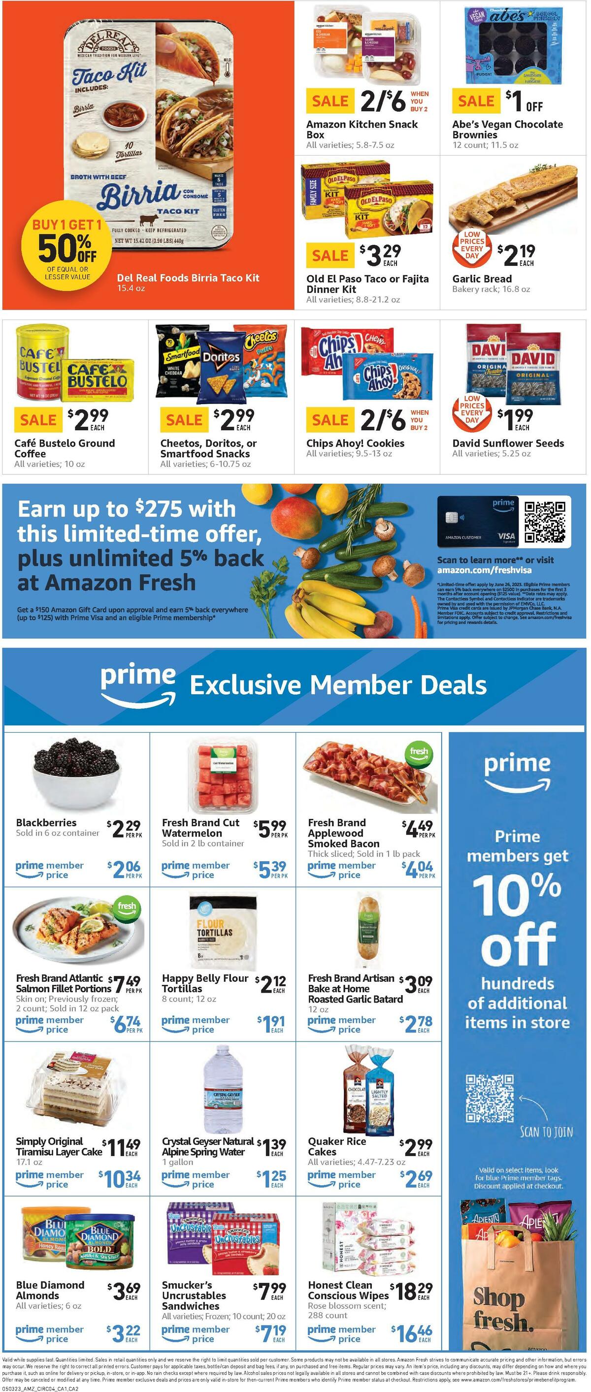 Amazon Fresh Weekly Ad from May 3