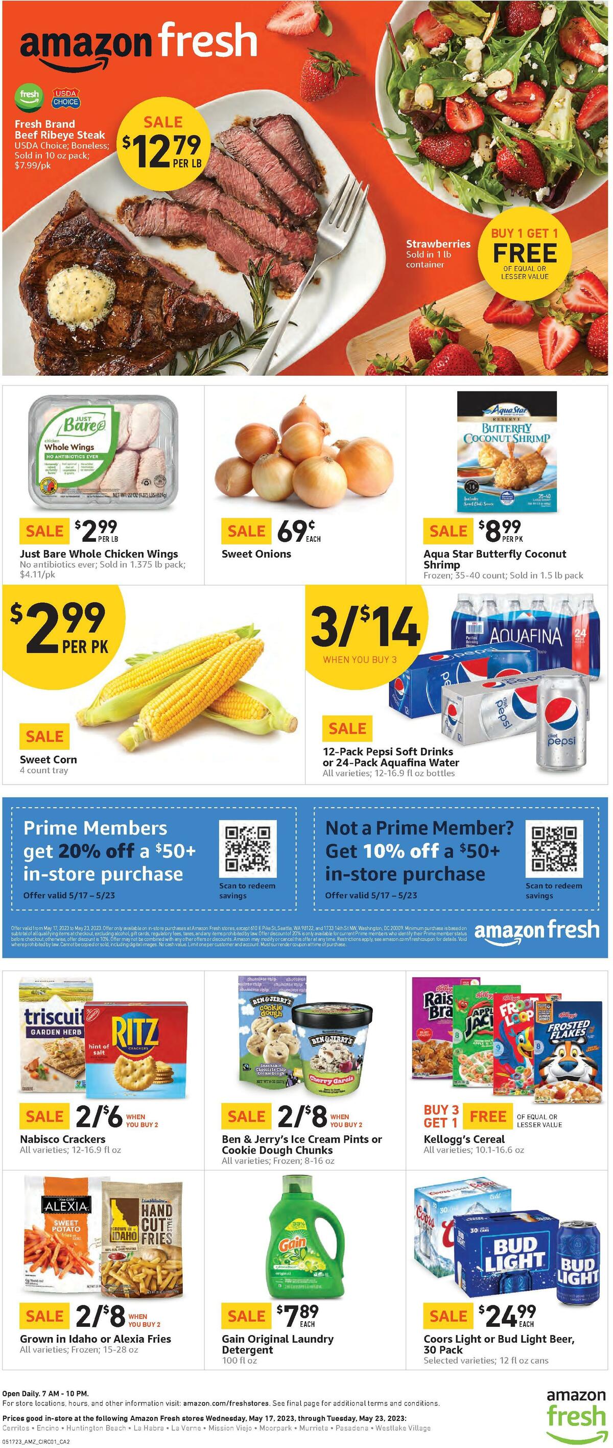 Amazon Fresh Weekly Ad from May 17