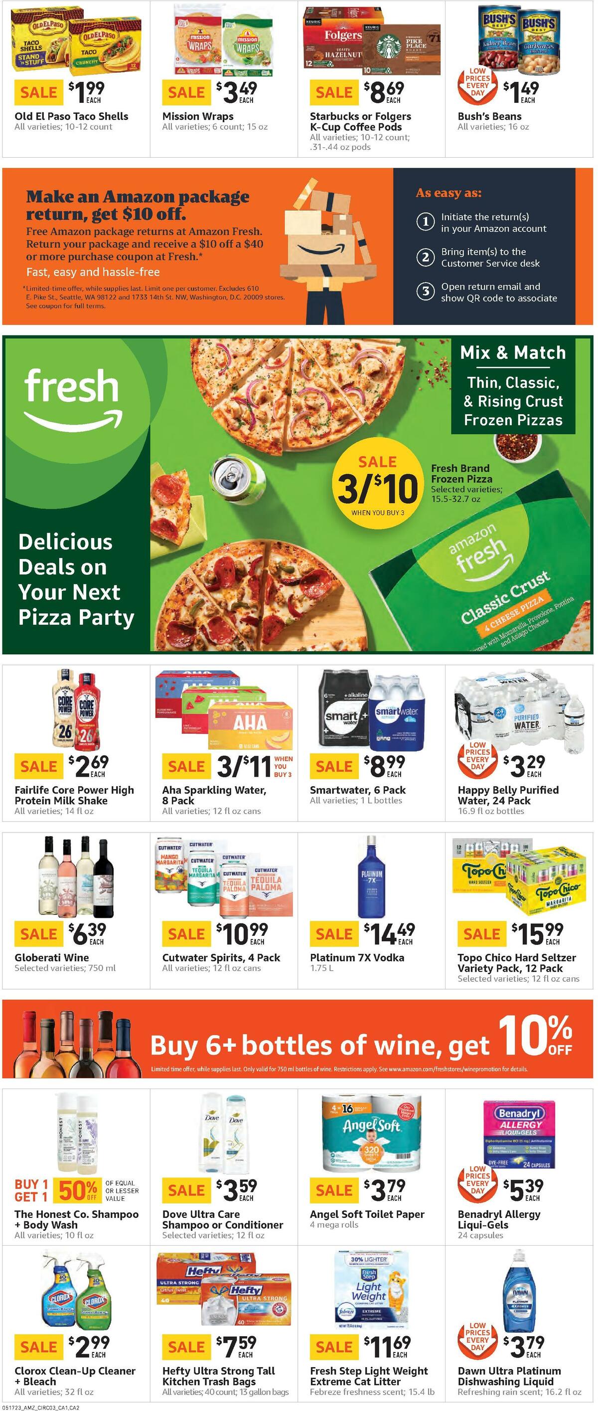 Amazon Fresh Weekly Ad from May 17