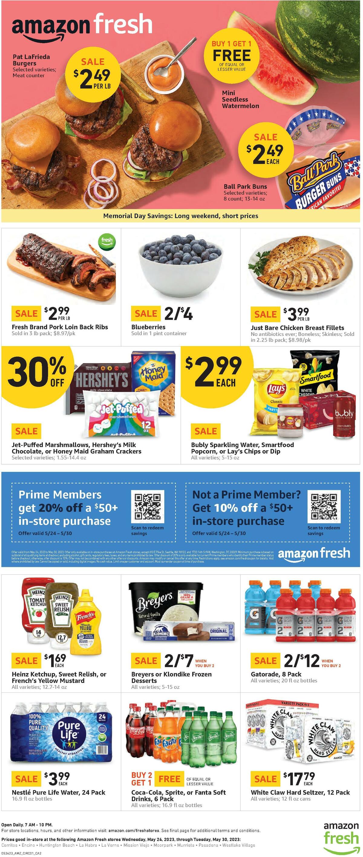 Amazon Fresh Weekly Ad from May 24