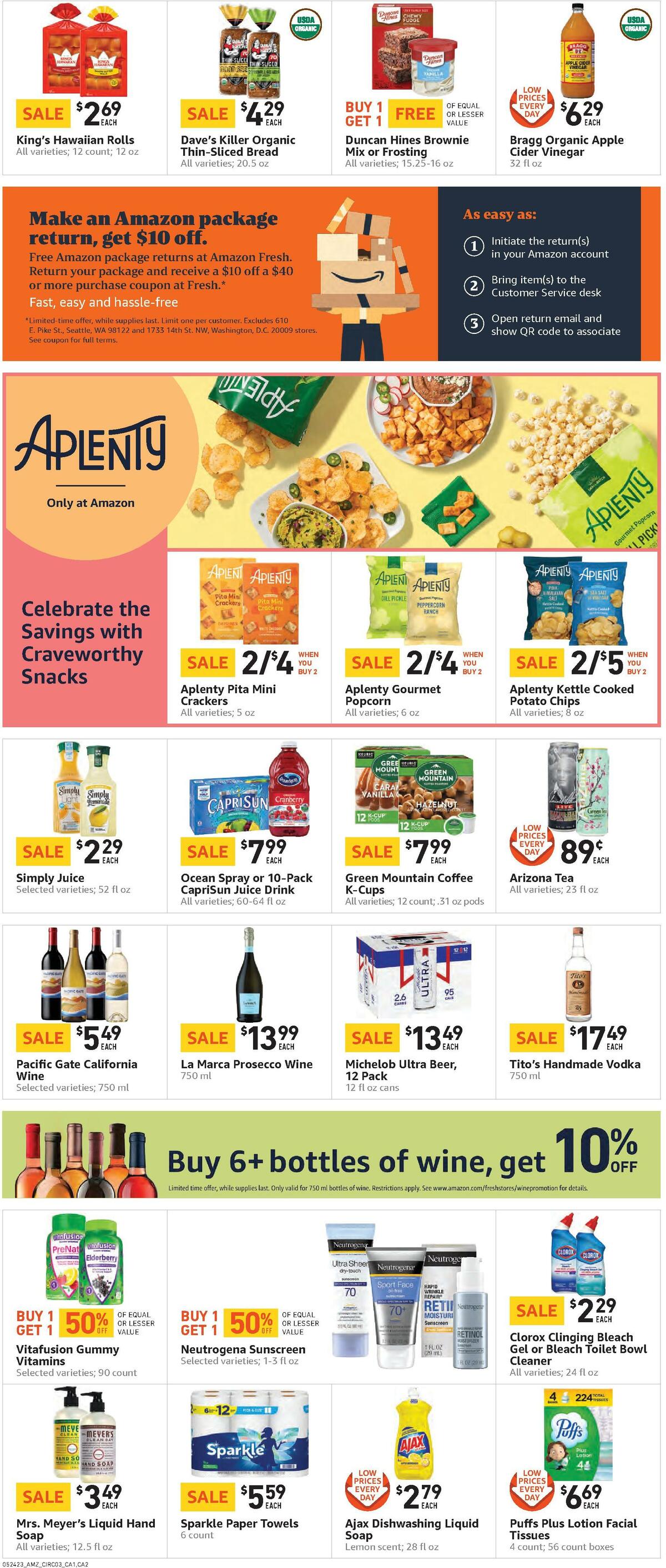 Amazon Fresh Weekly Ad from May 24