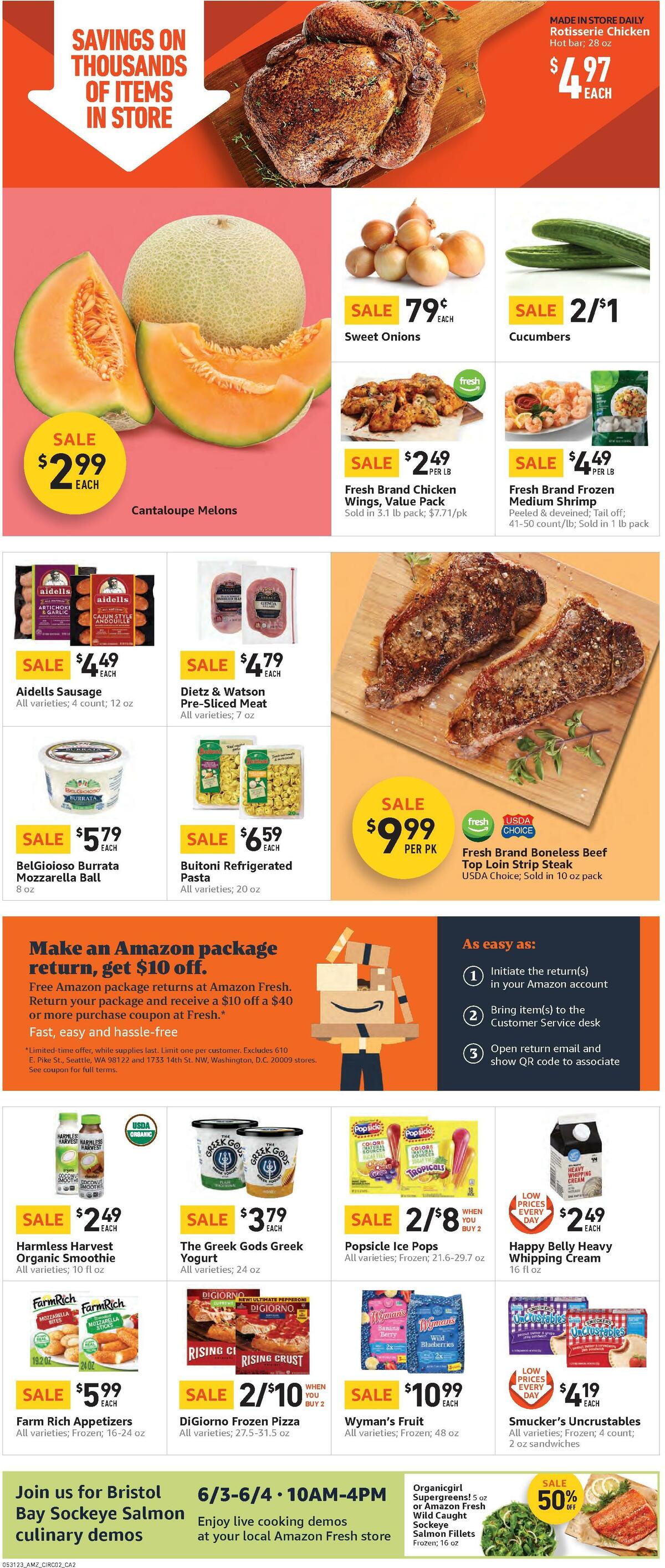 Amazon Fresh Weekly Ad from May 31