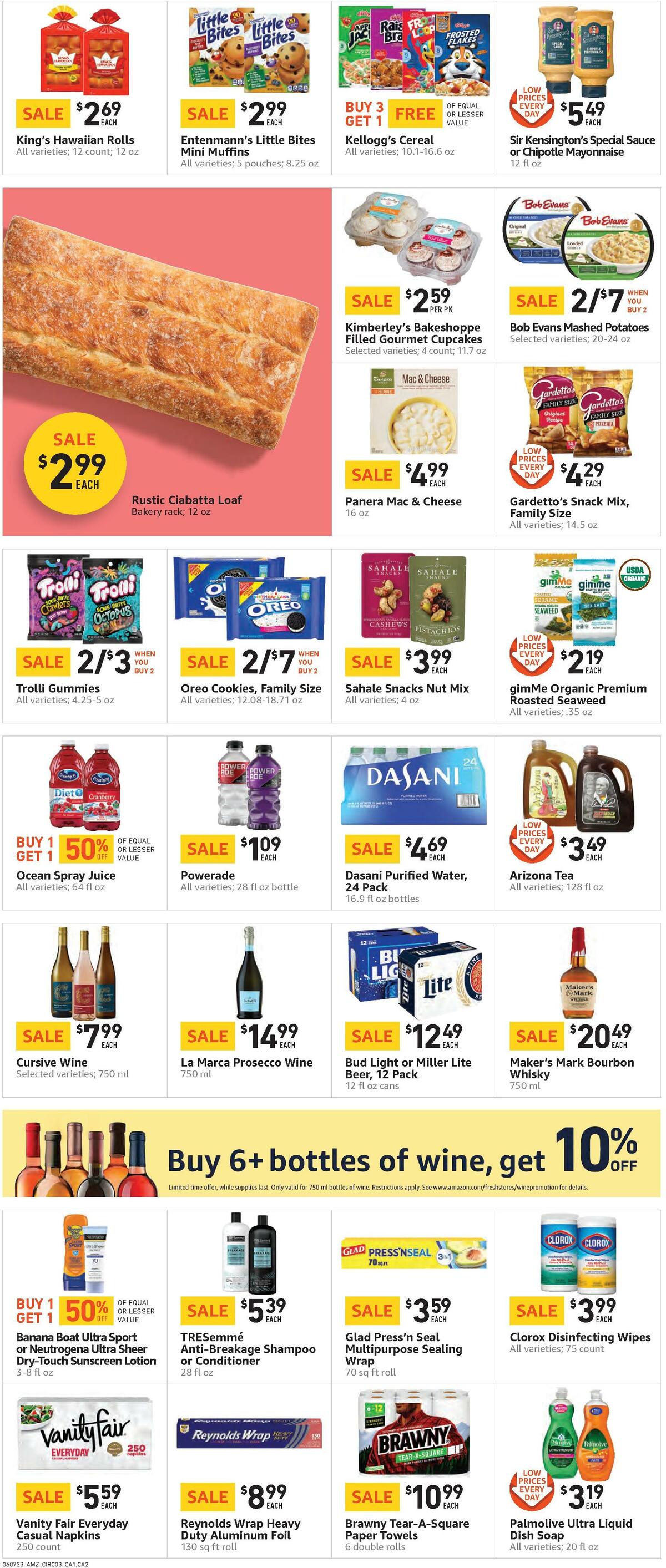 Amazon Fresh Weekly Ad from June 7