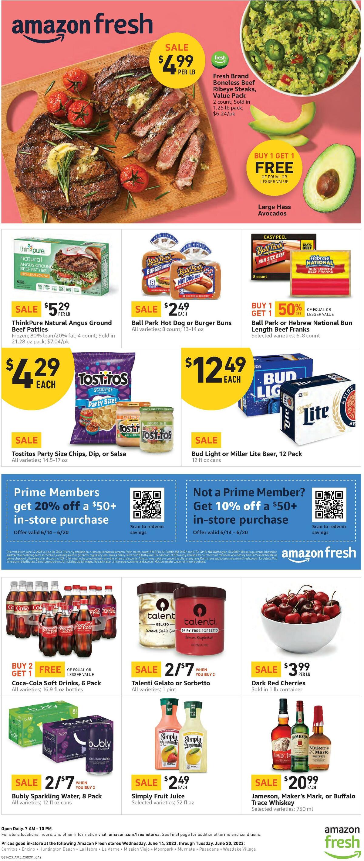 Amazon Fresh Weekly Ad from June 14