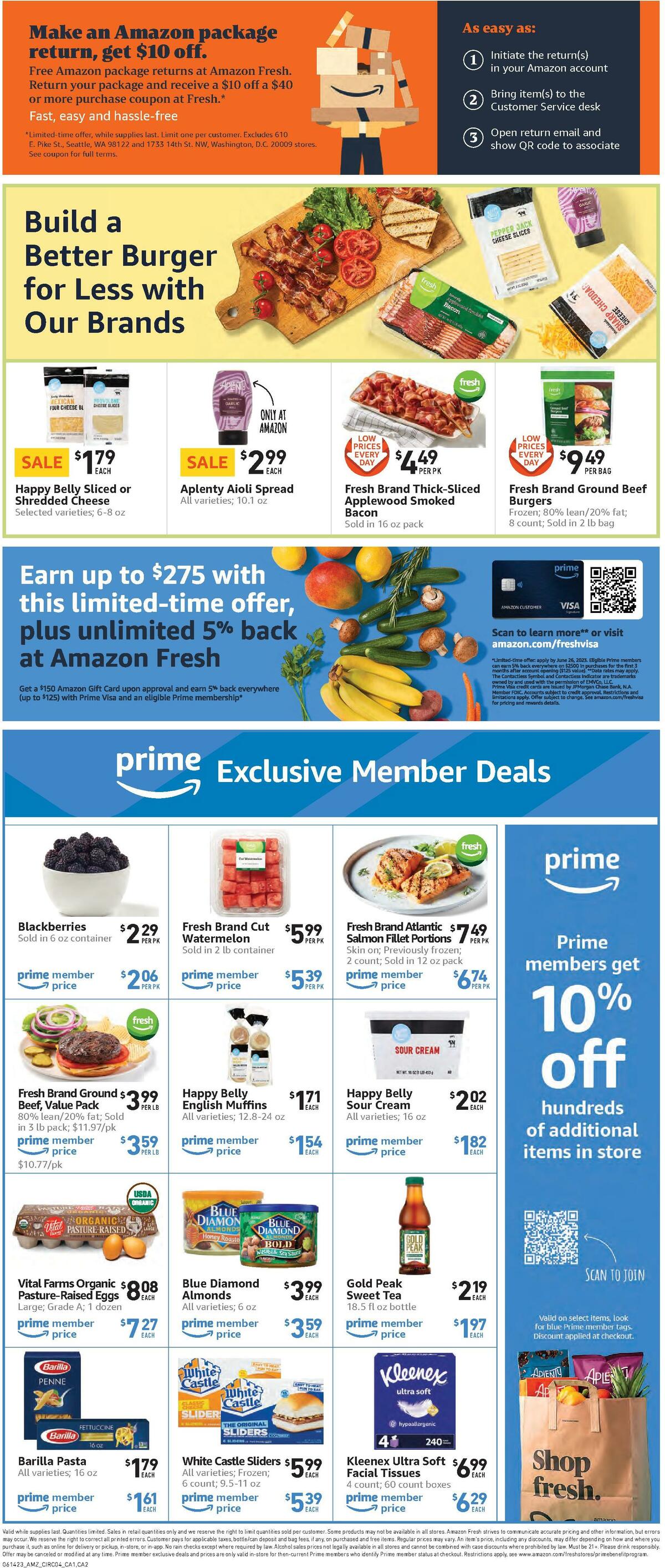Amazon Fresh Weekly Ad from June 14
