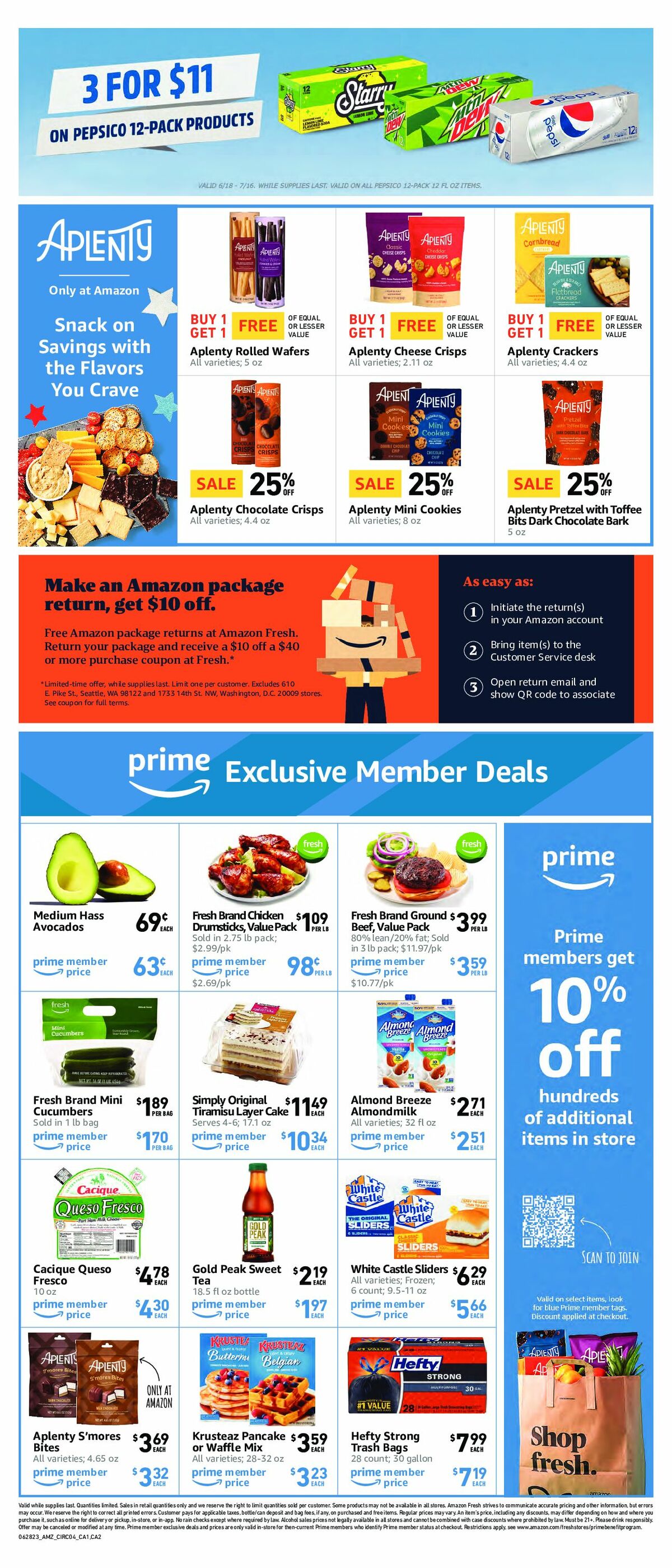 Amazon Fresh Weekly Ad from June 28