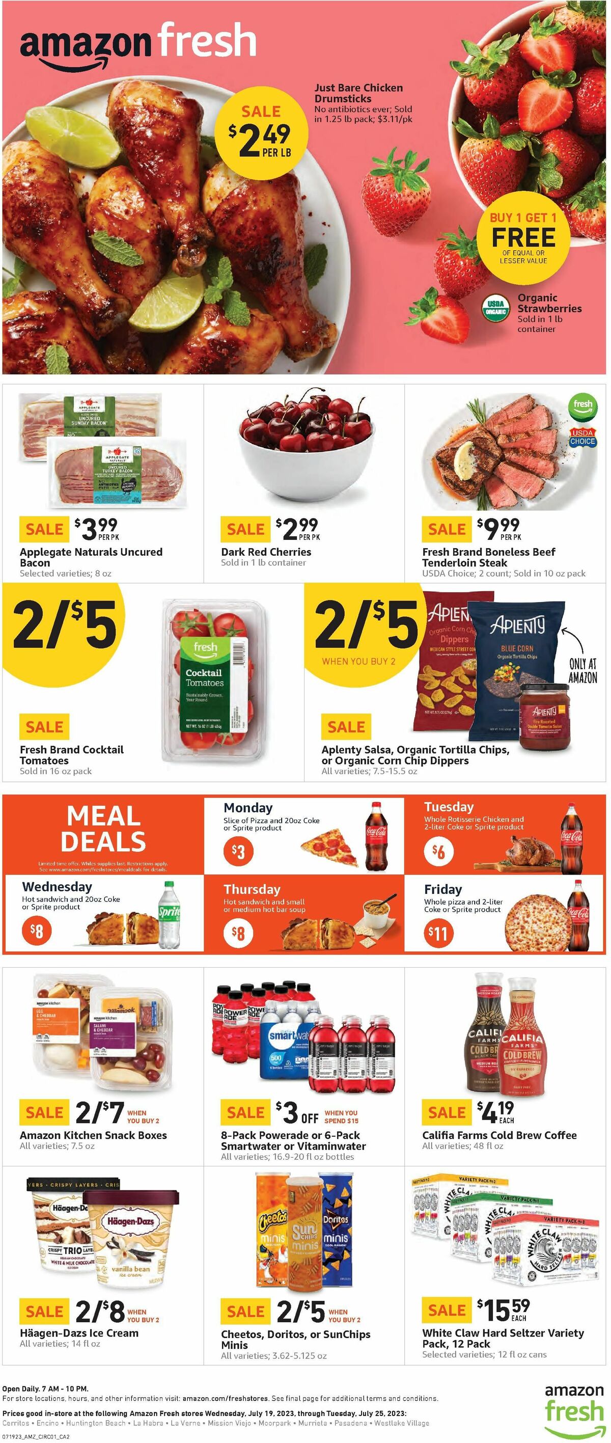 Amazon Fresh Weekly Ad from July 19