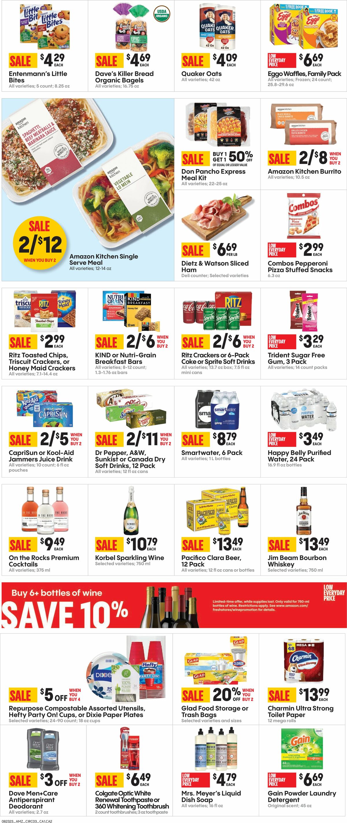 Amazon Fresh Weekly Ad from August 23